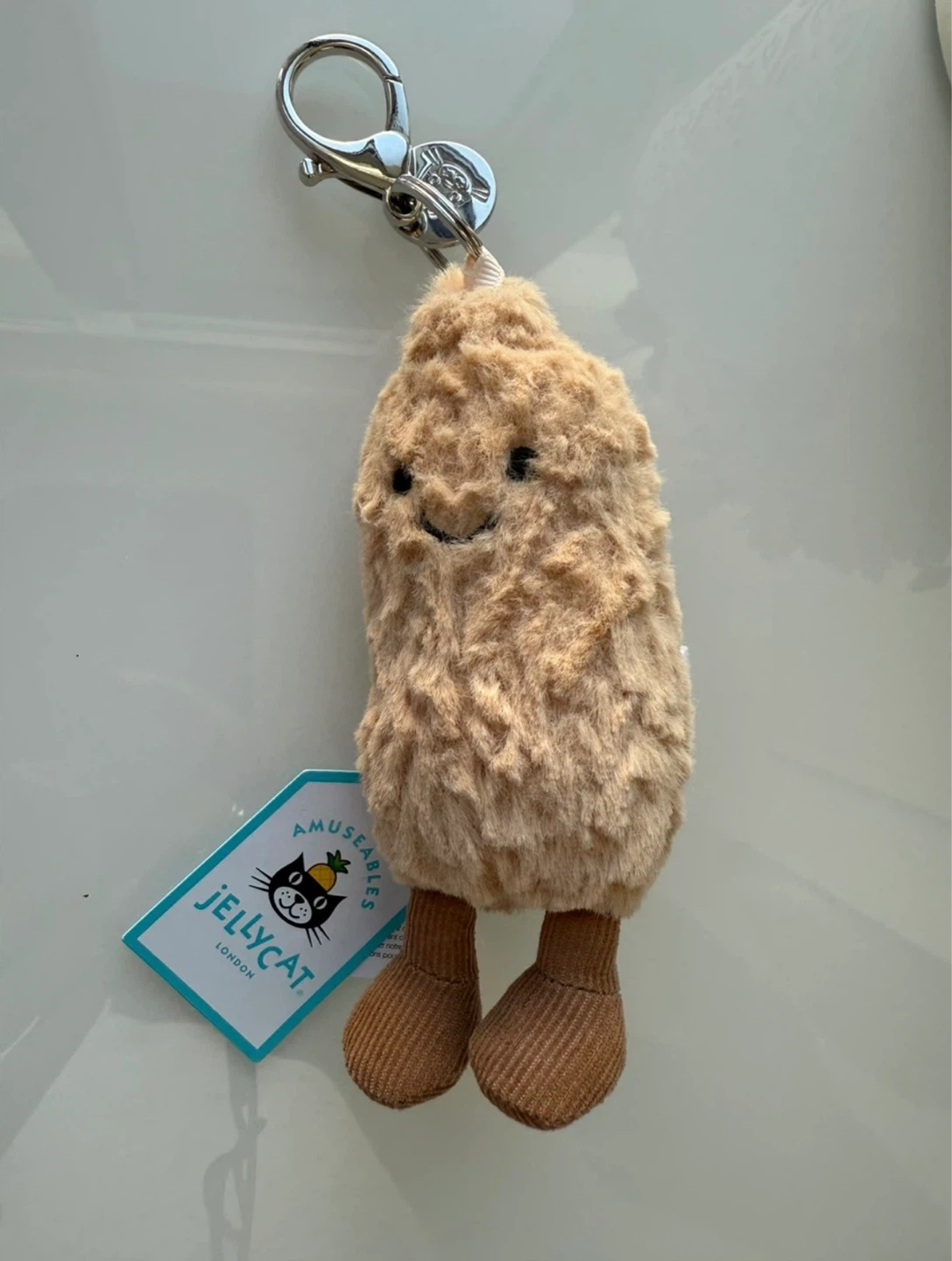 ⚽️Jellycat Amuseables Peanut Keychain Plush - photo 2