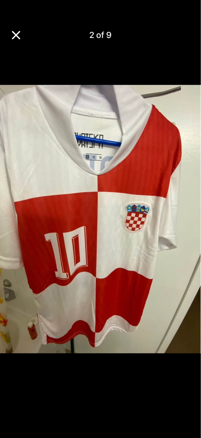 Croatia Modric #10 Soccer Jersey Boys 7-10 years old.