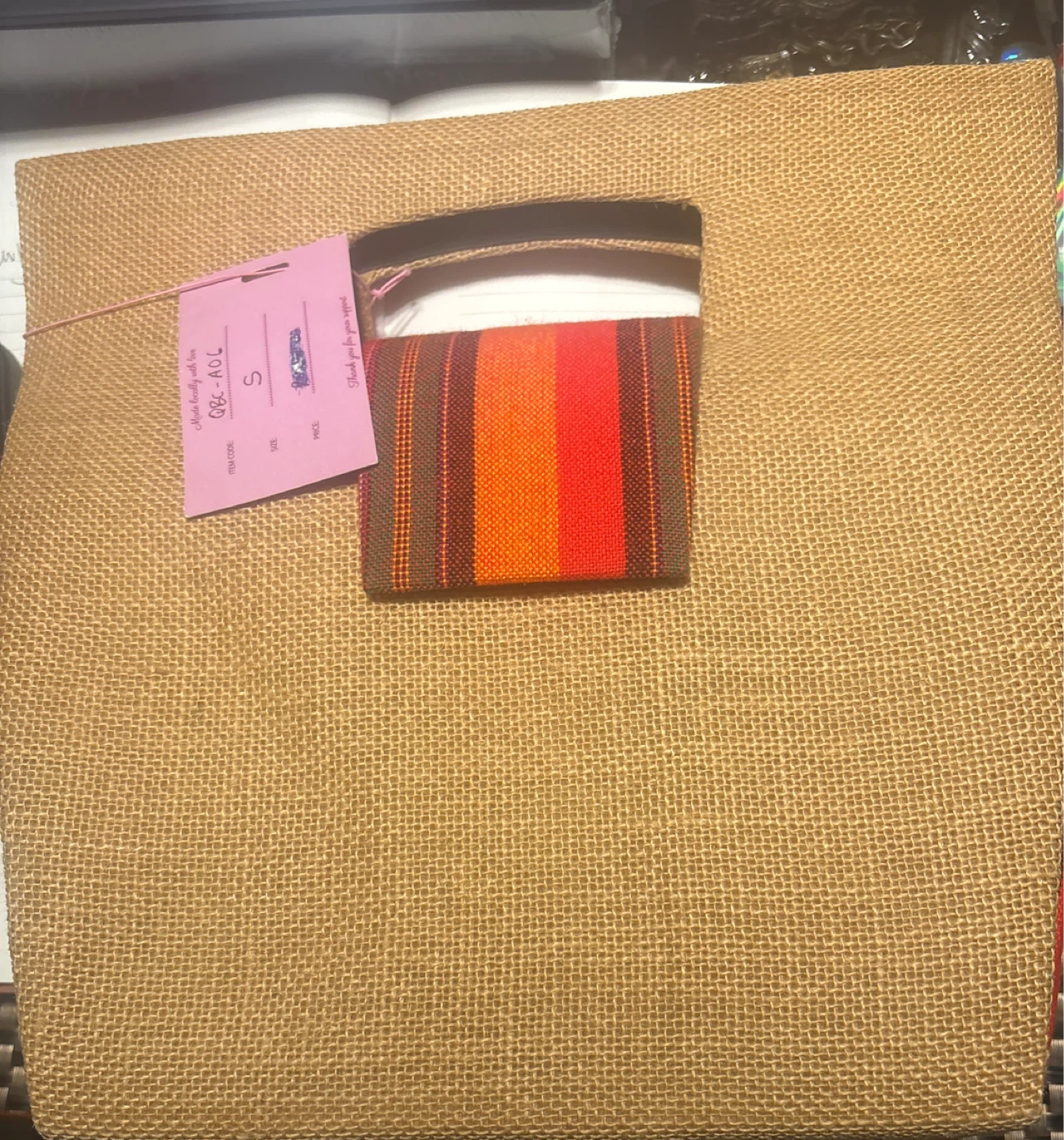 ⚽️Colourful Striped Tote Bag