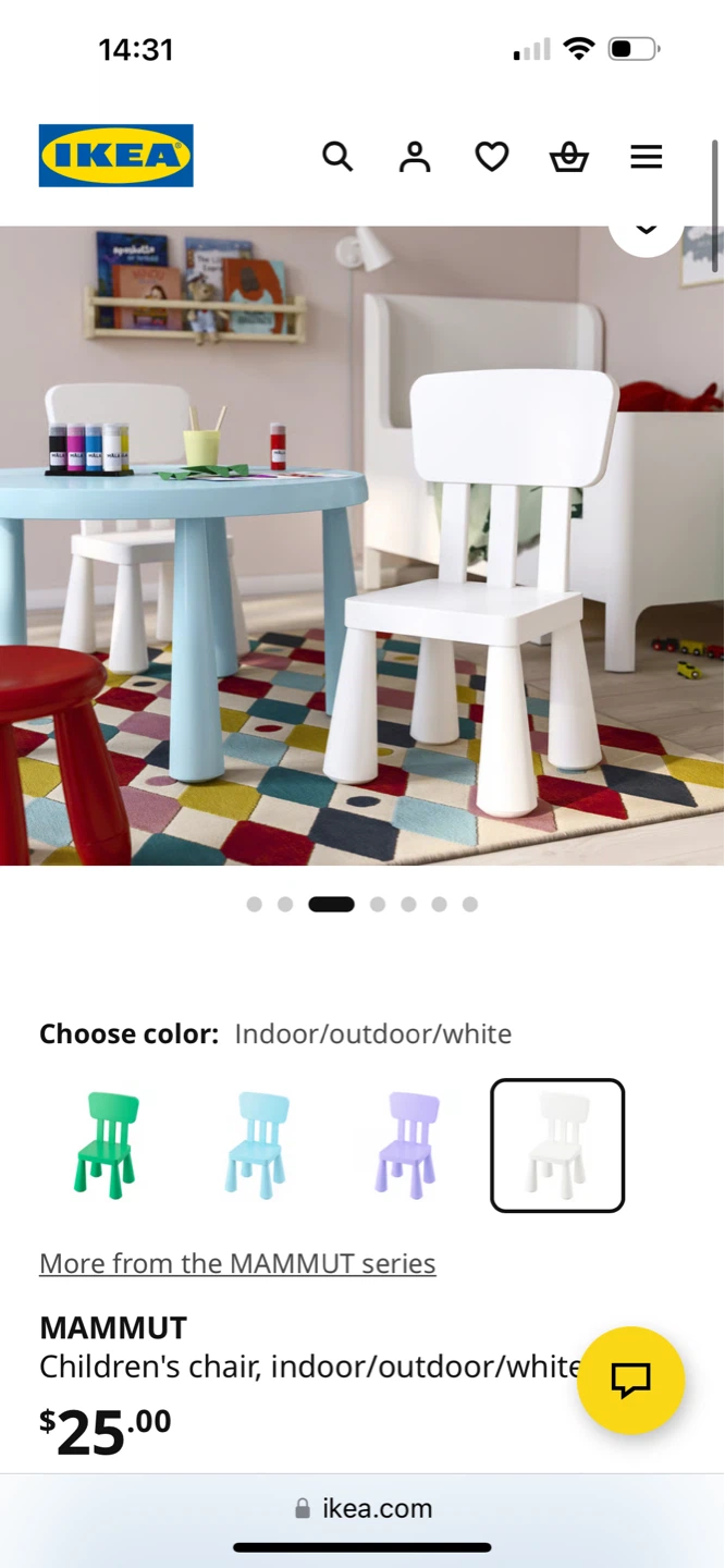 IKEA Mammut Children's Table and Chairs Set - photo 5