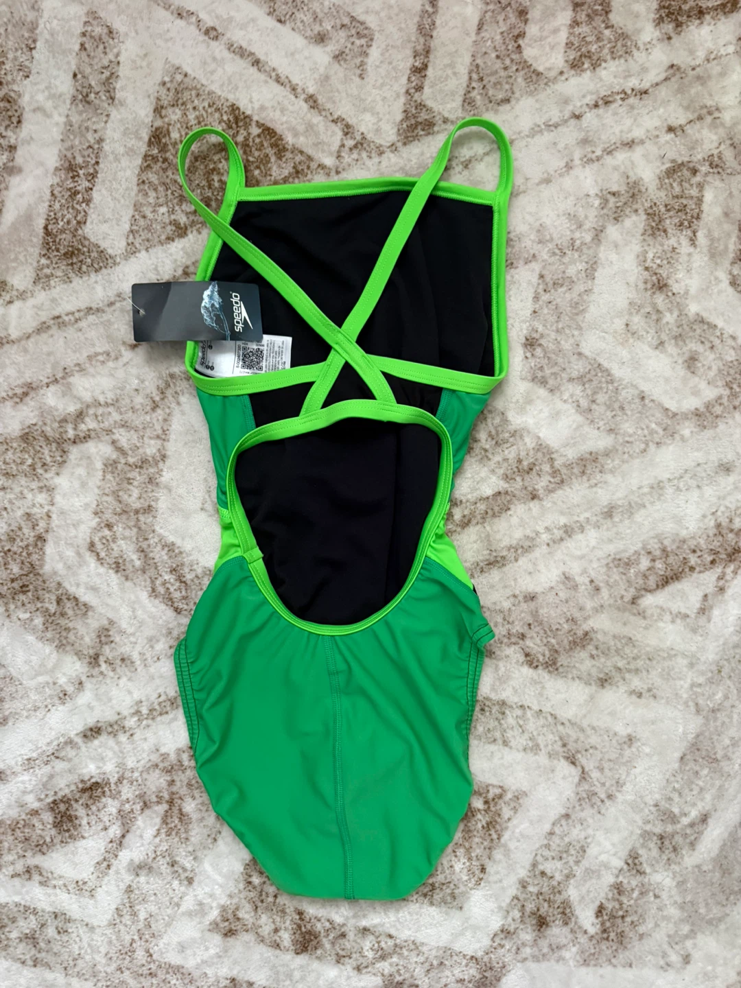 New Speedo Team Bright Green One-Piece Swimsuit - photo 2