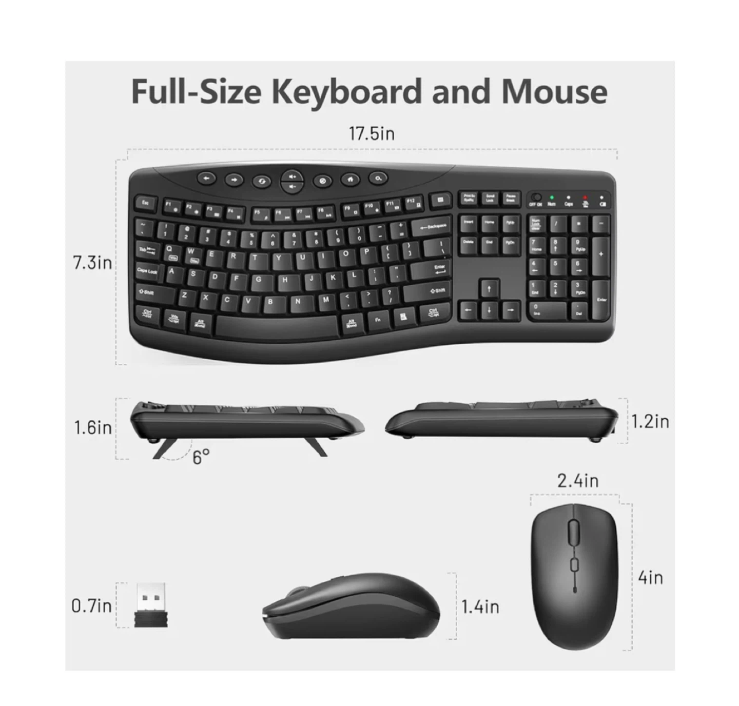 Brand new Wireless Keyboard and Mouse Combo - photo 3