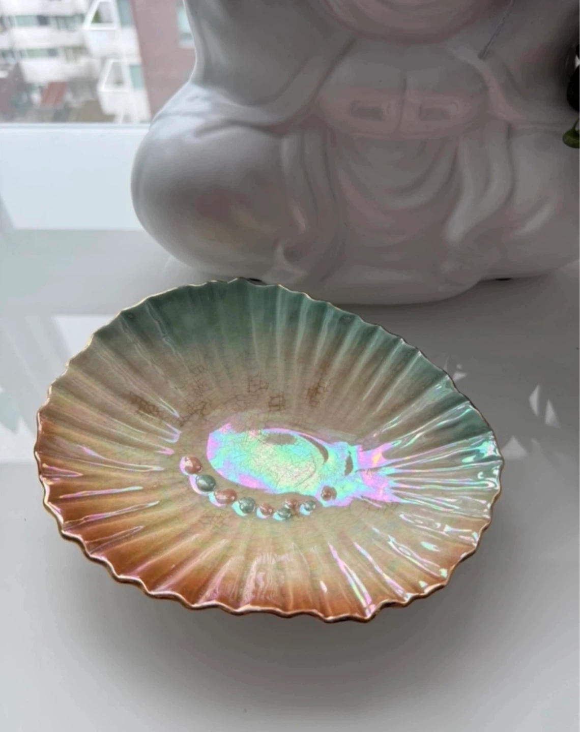 ⚽️Vintage Royal Winton lustreware shell trinket dish