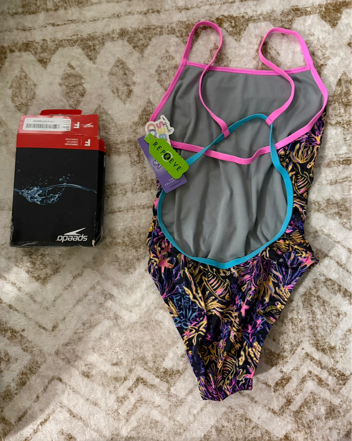 New Speedo Women's Candy Vibe Printed Swimsuit - photo 2