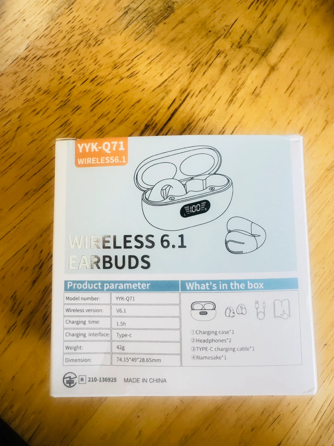 MQSYXE Wireless 6.1 Earbuds Q71 - photo 5