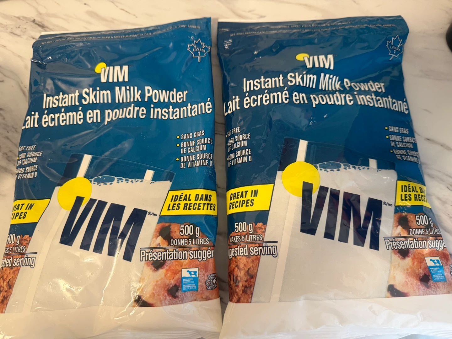 VIM Instant Skim Milk Powder - 500g ⚽️