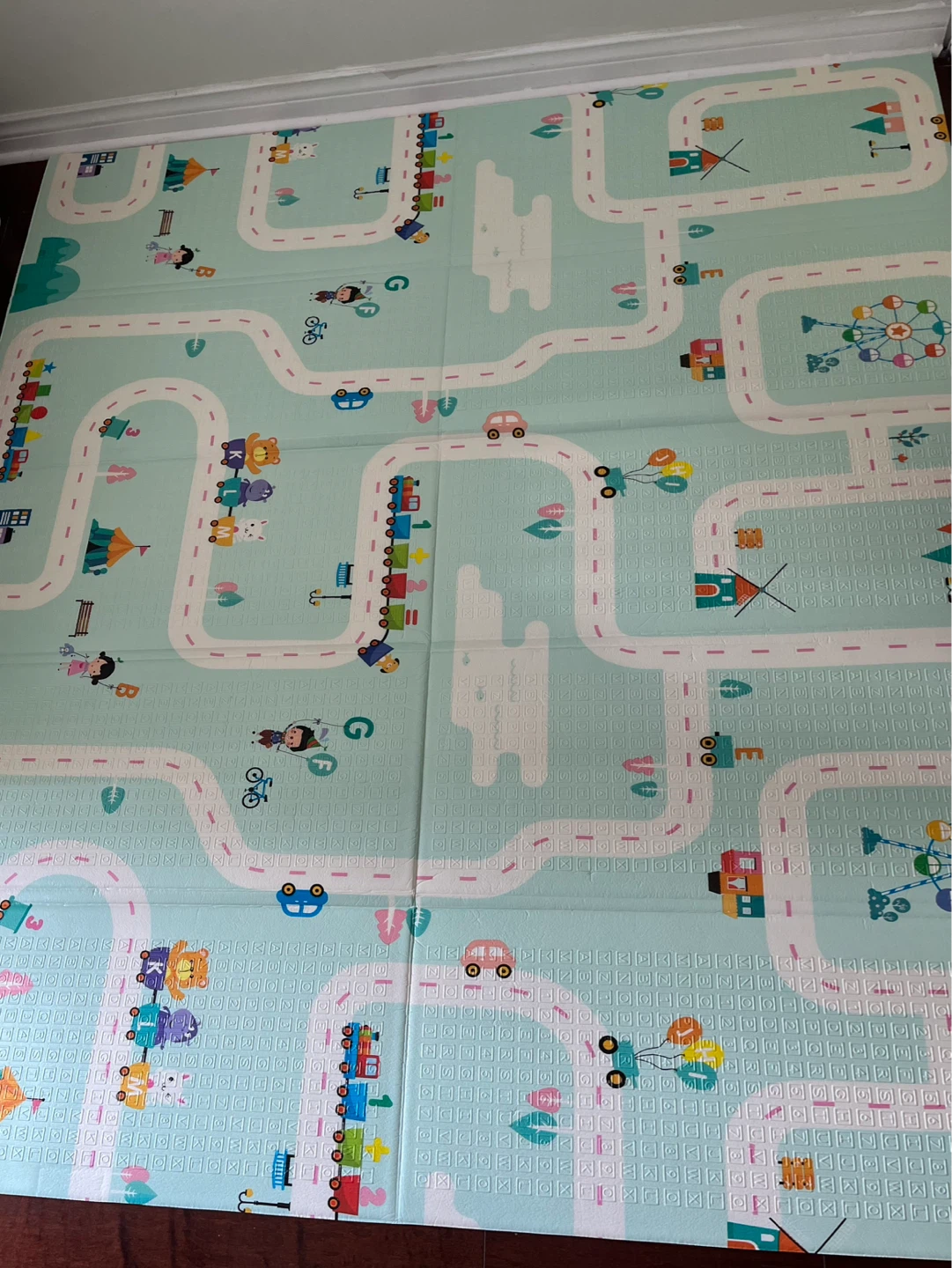 Sorbus foldable foam baby play mat with travel bag