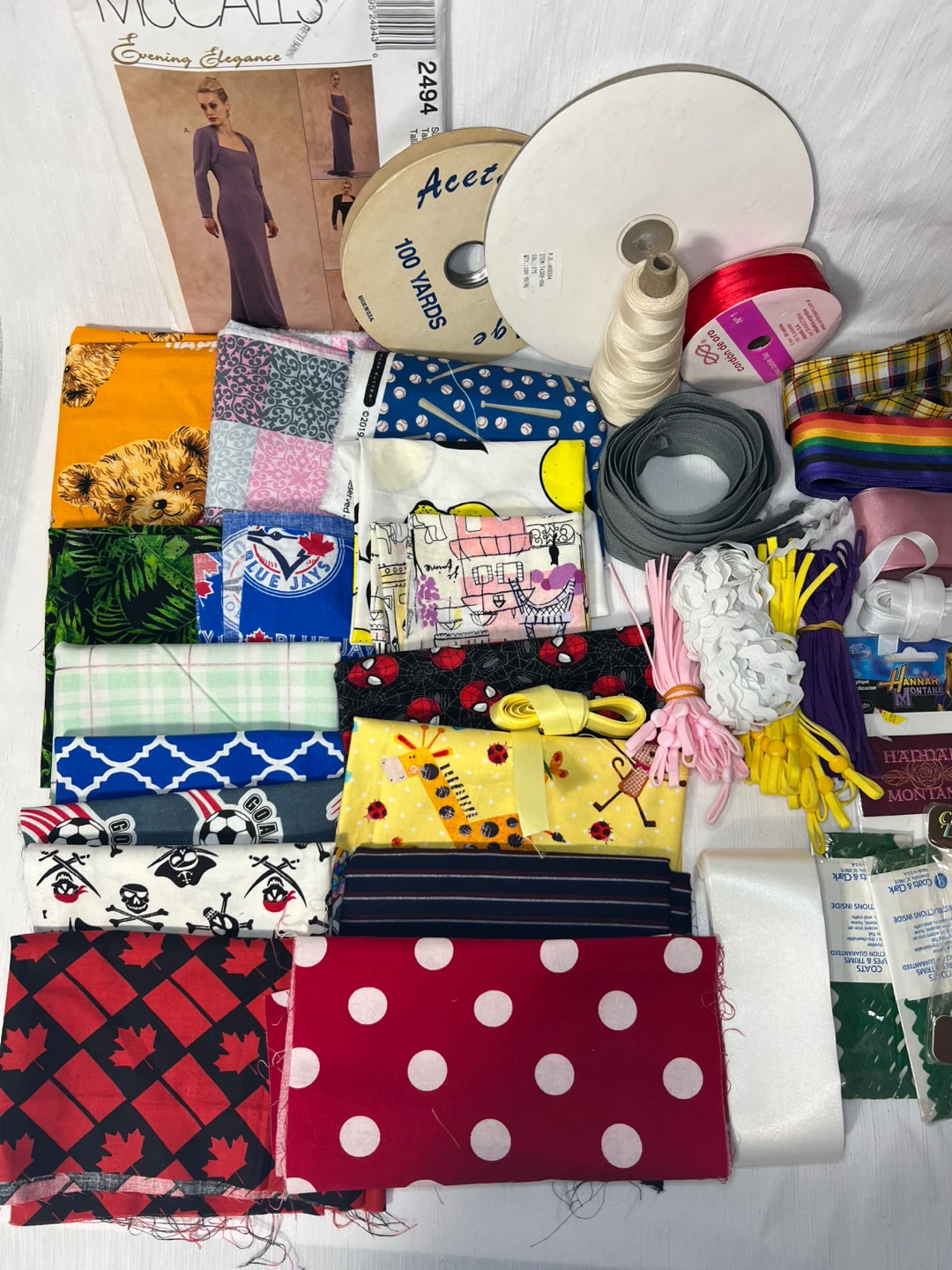 Crafting Fabric and Ribbon Bundle - photo 3