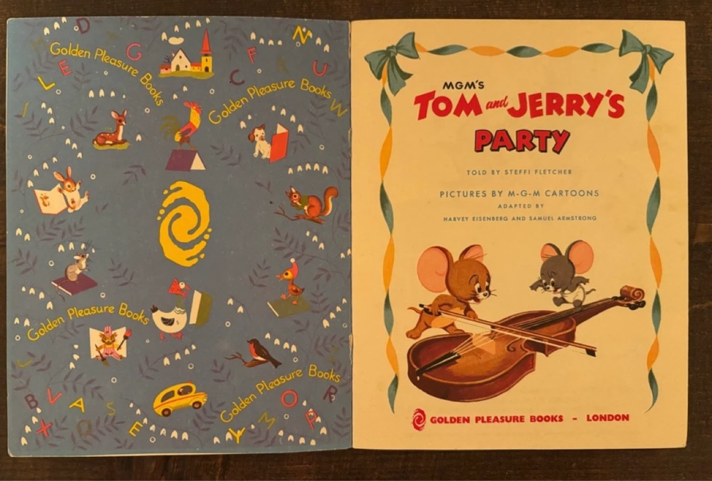 ⚽️MGM's 1963 Tom and Jerry's Party Children's Book - photo 2