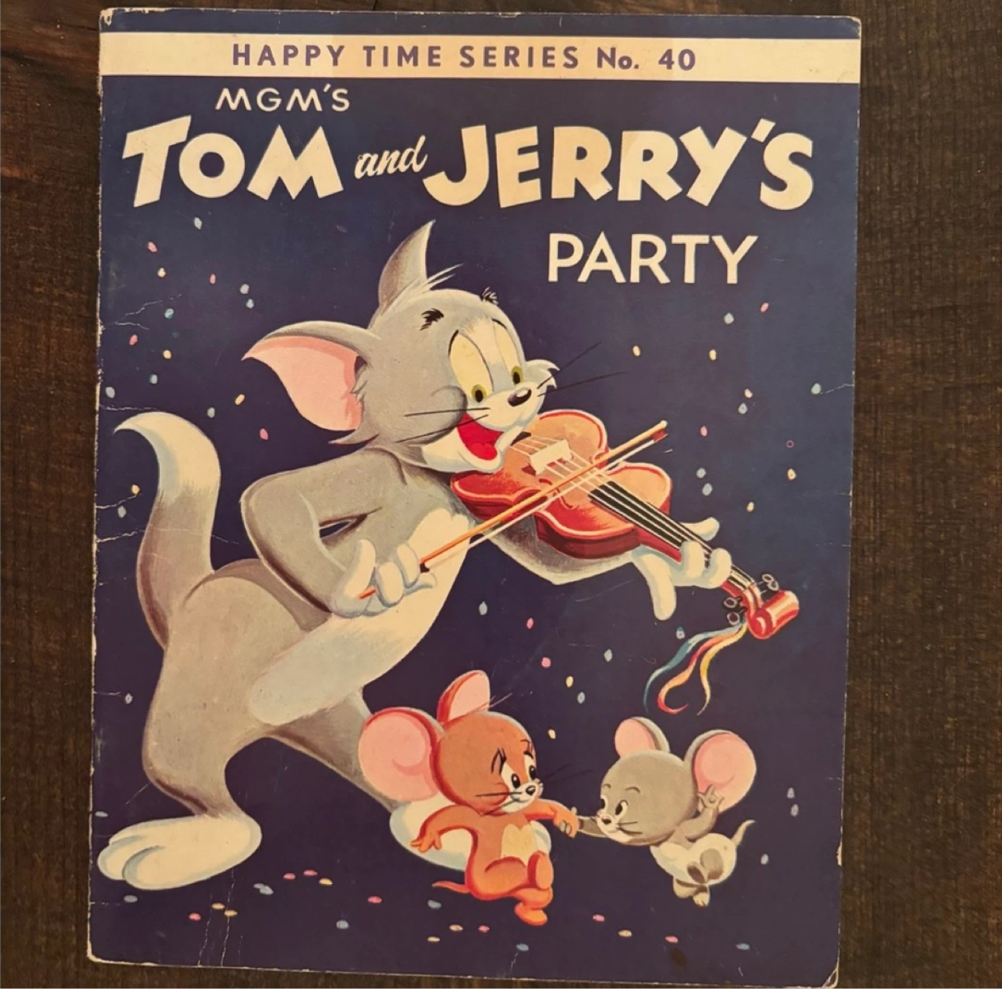 ⚽️MGM's 1963 Tom and Jerry's Party Children's Book