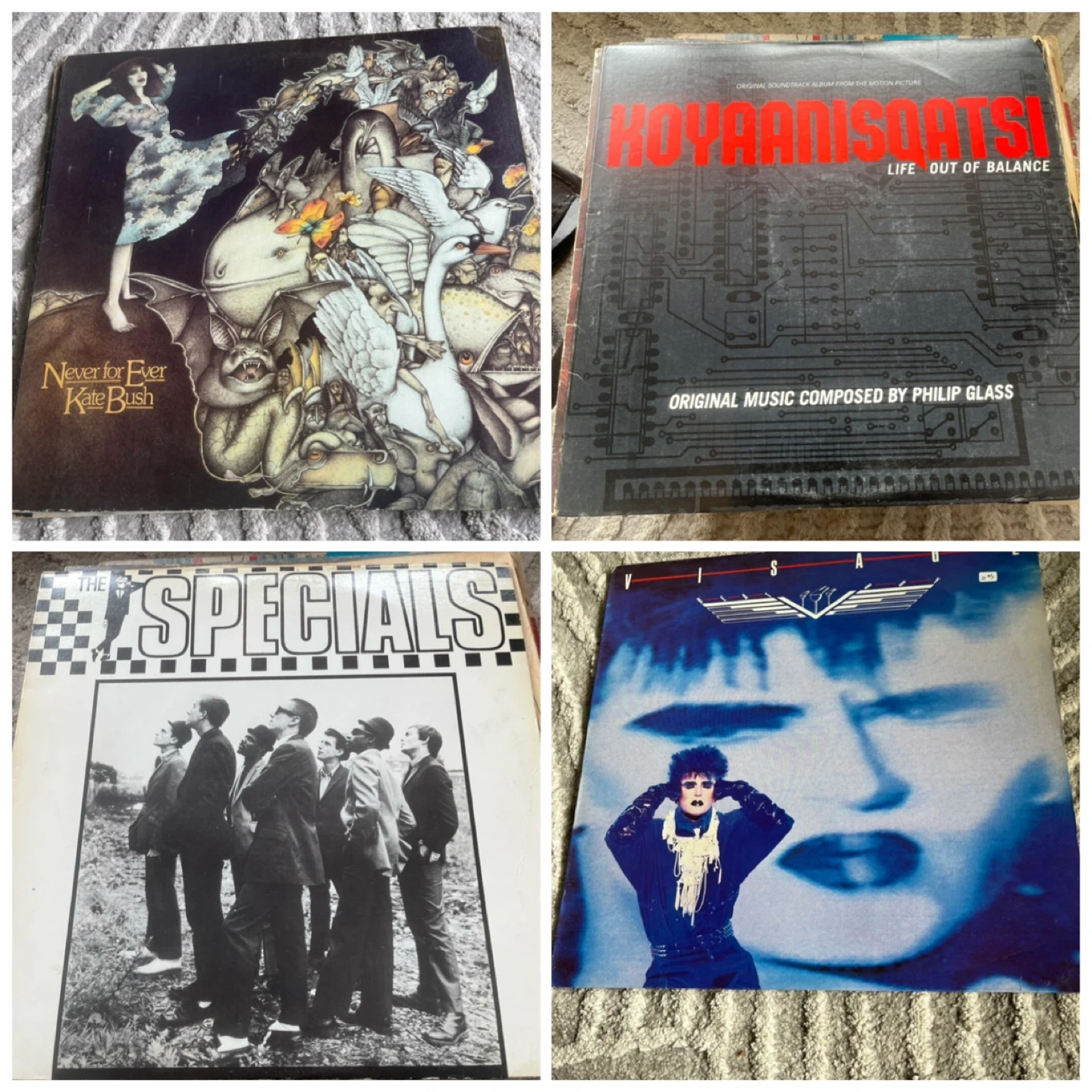$18 vinyl records
