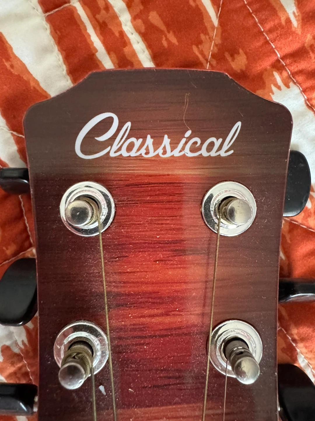 Black Classical Acoustic Guitar