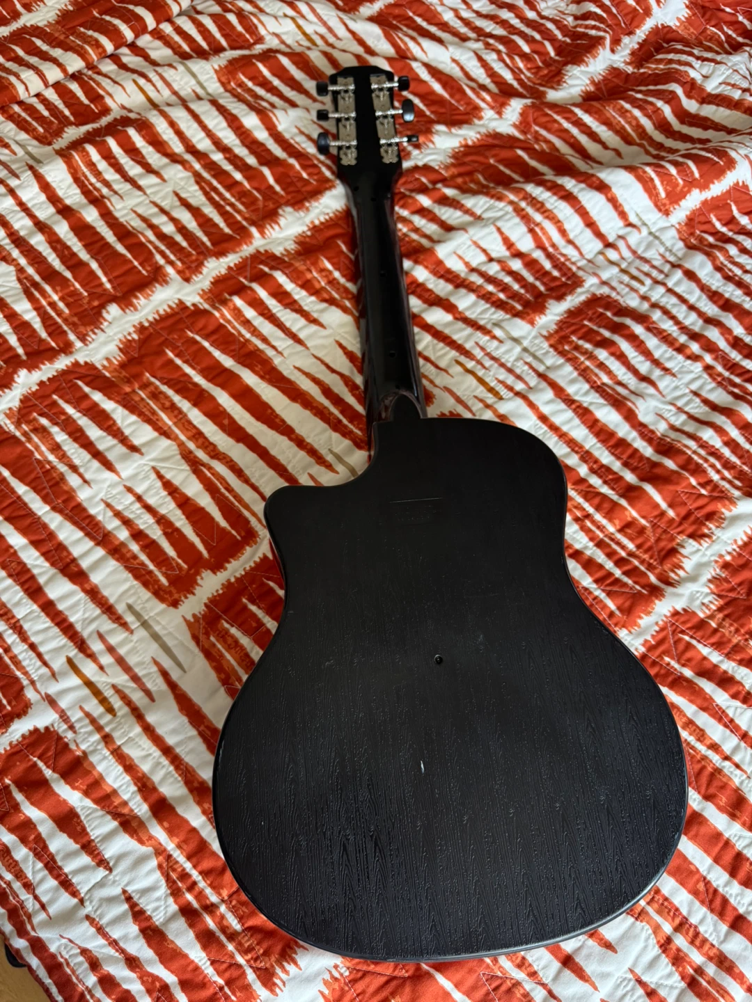 Black Classical Acoustic Guitar - photo 3