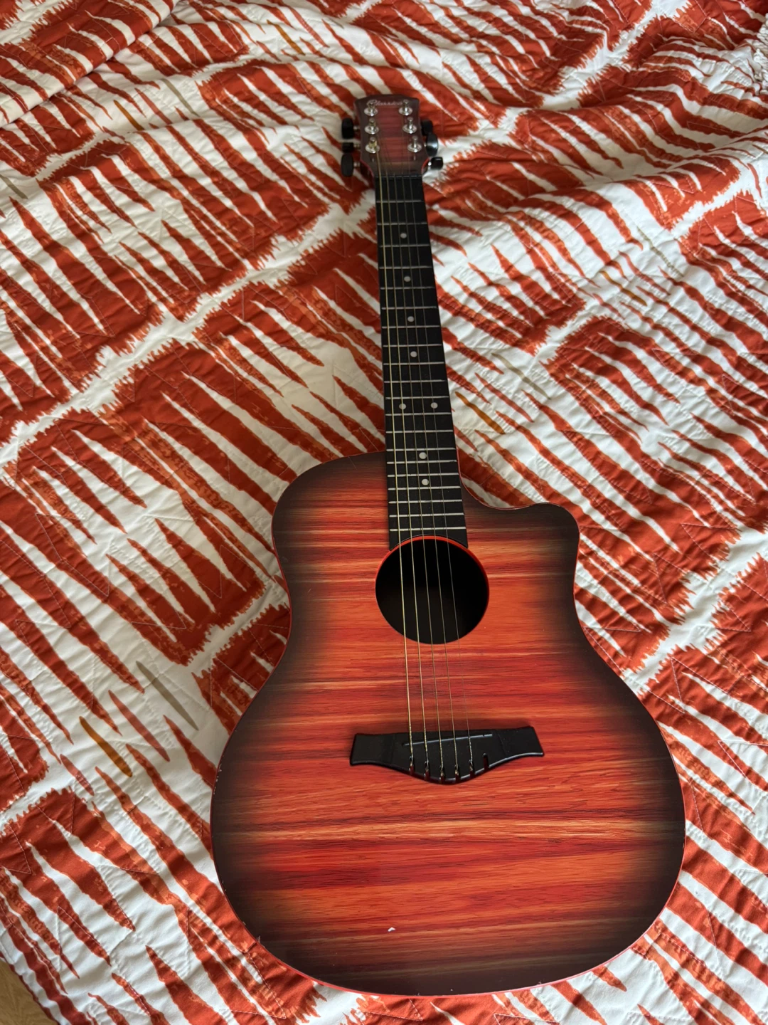 Black Classical Acoustic Guitar - photo 4