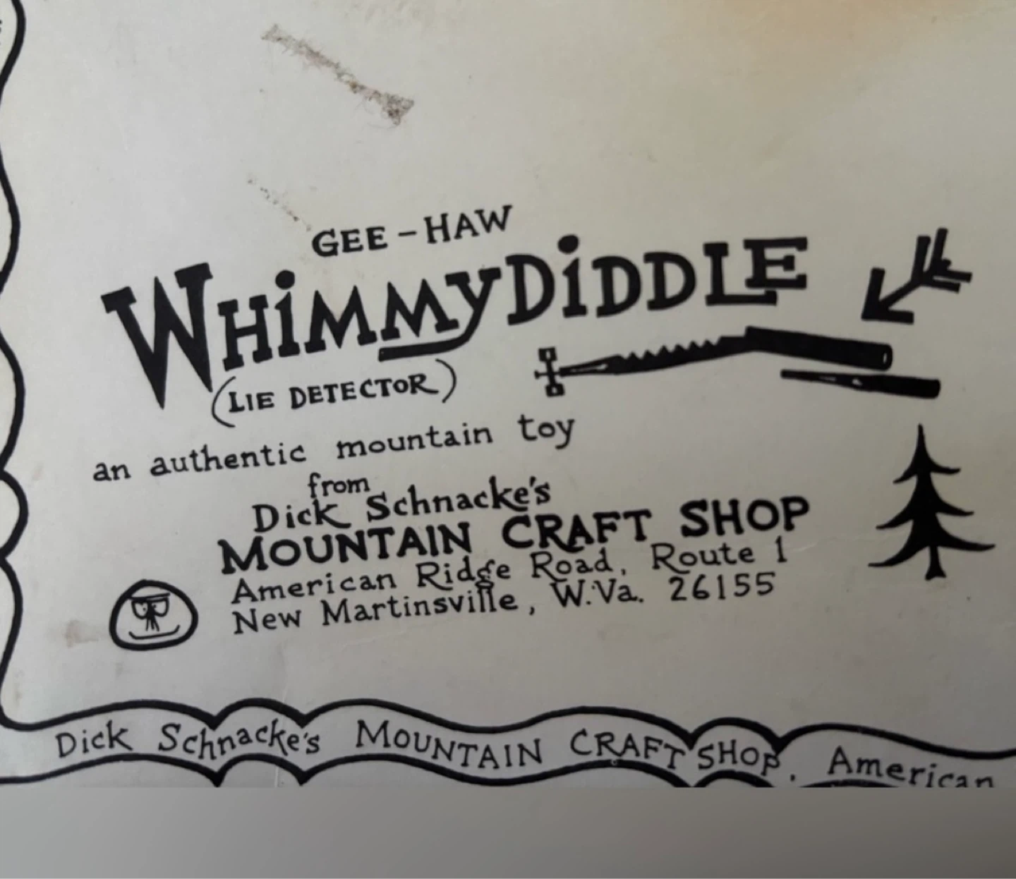 ⚽️Gee-Haw Whimmy Diddle Authentic Mountain Toy - photo 3