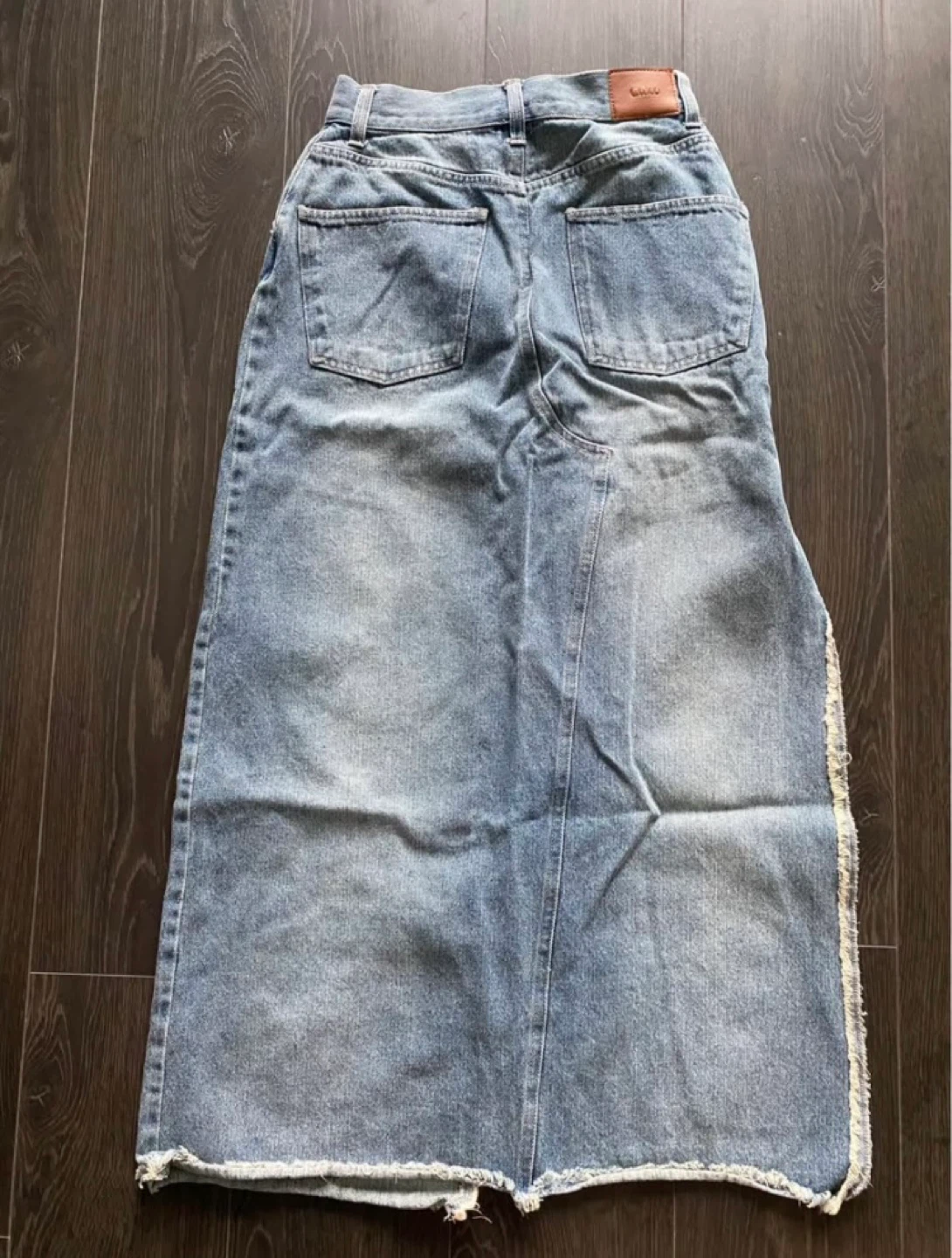 ⚽️ denim skirt with slit size XS - photo 2