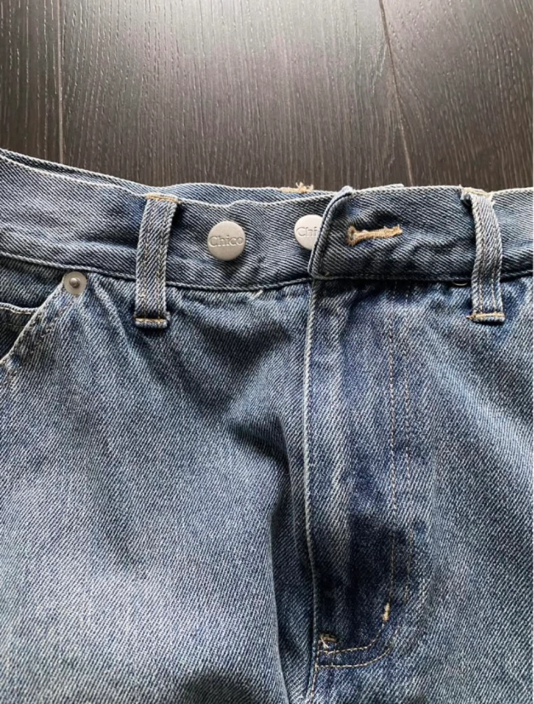 ⚽️ denim skirt with slit size XS - photo 3