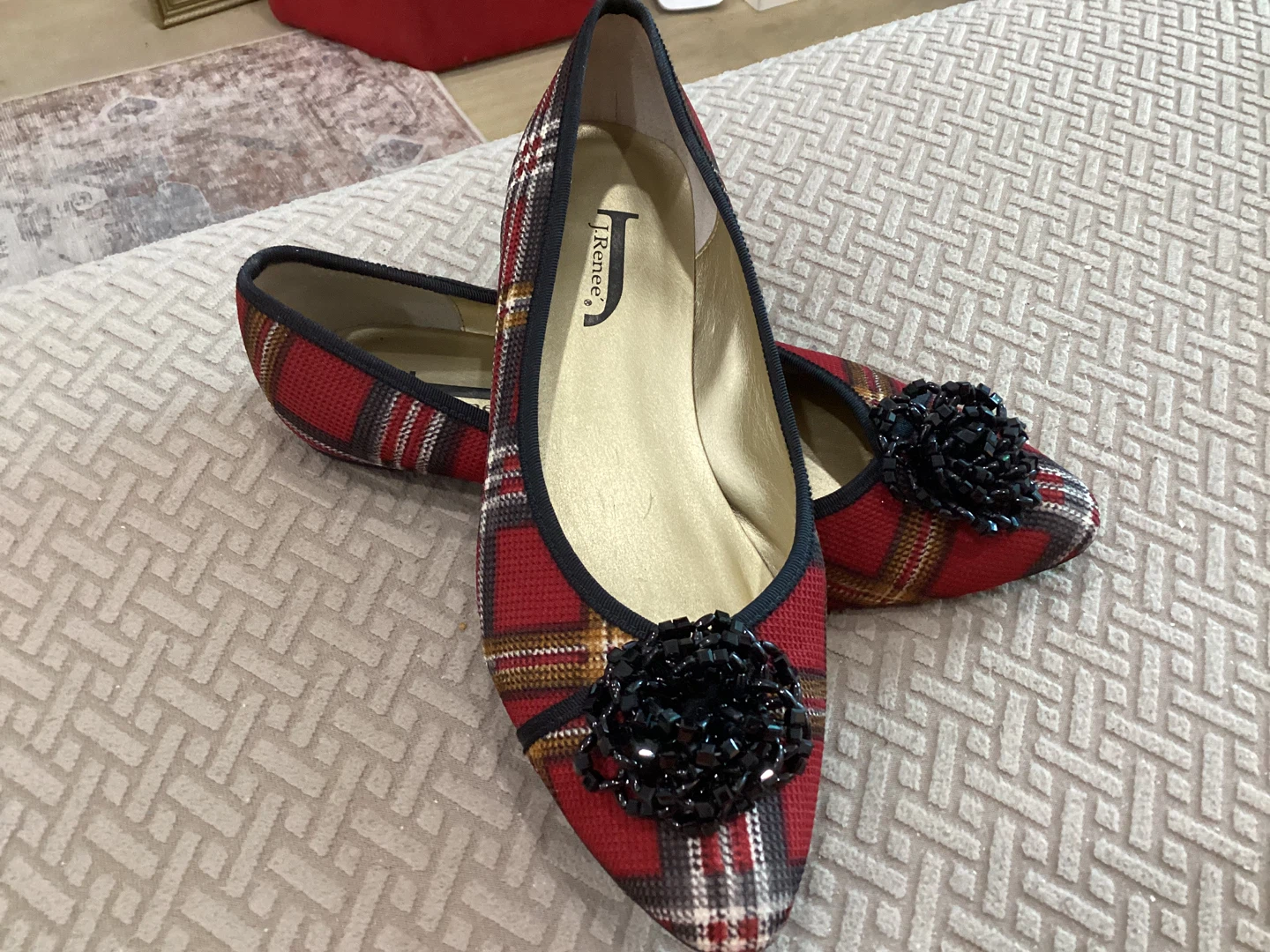 Sparkle & Tartan Flats