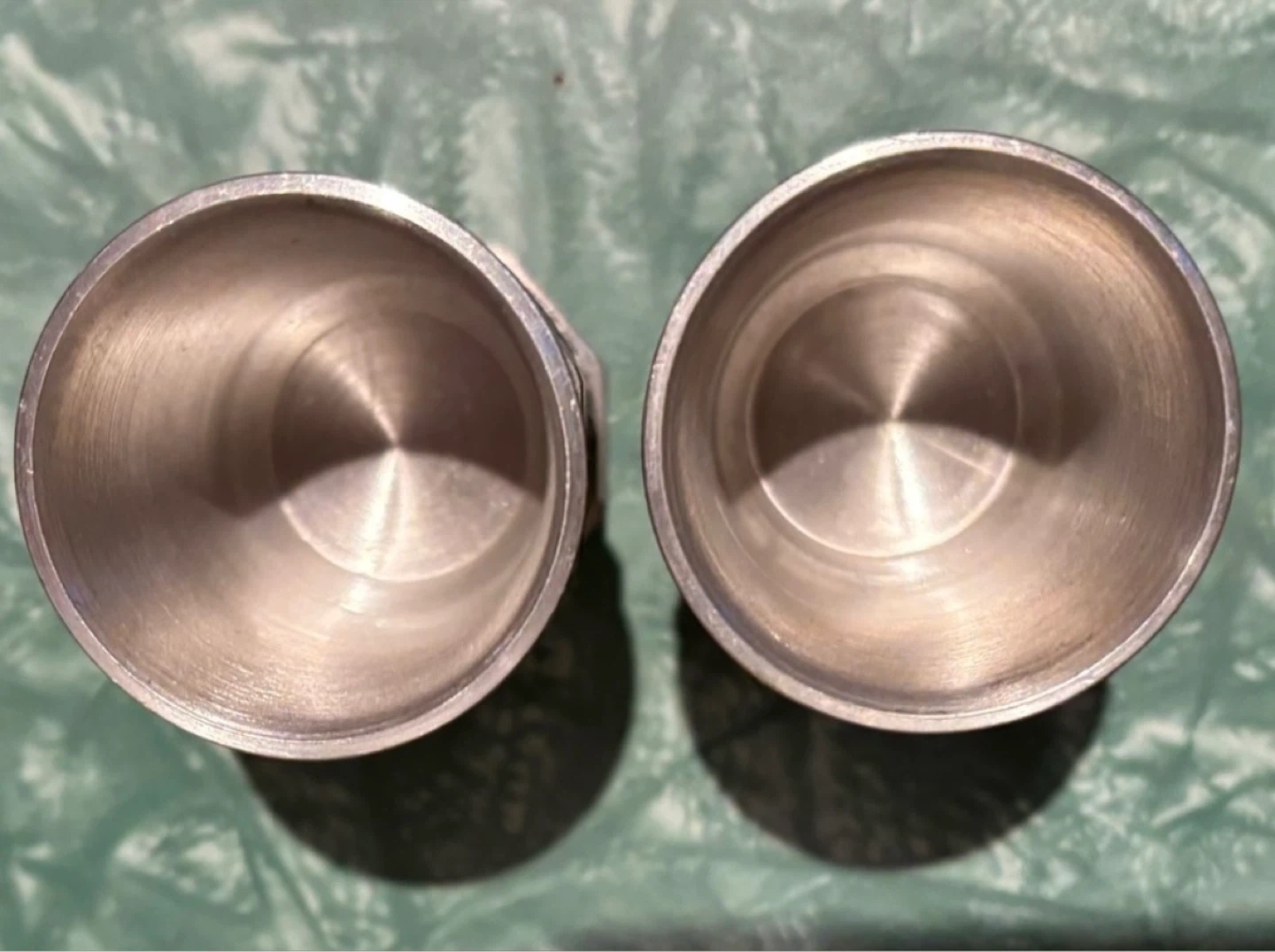 ⚽️Vintage Set of BMF Zinn 95% Pewter Shot Glasses Germany - photo 4