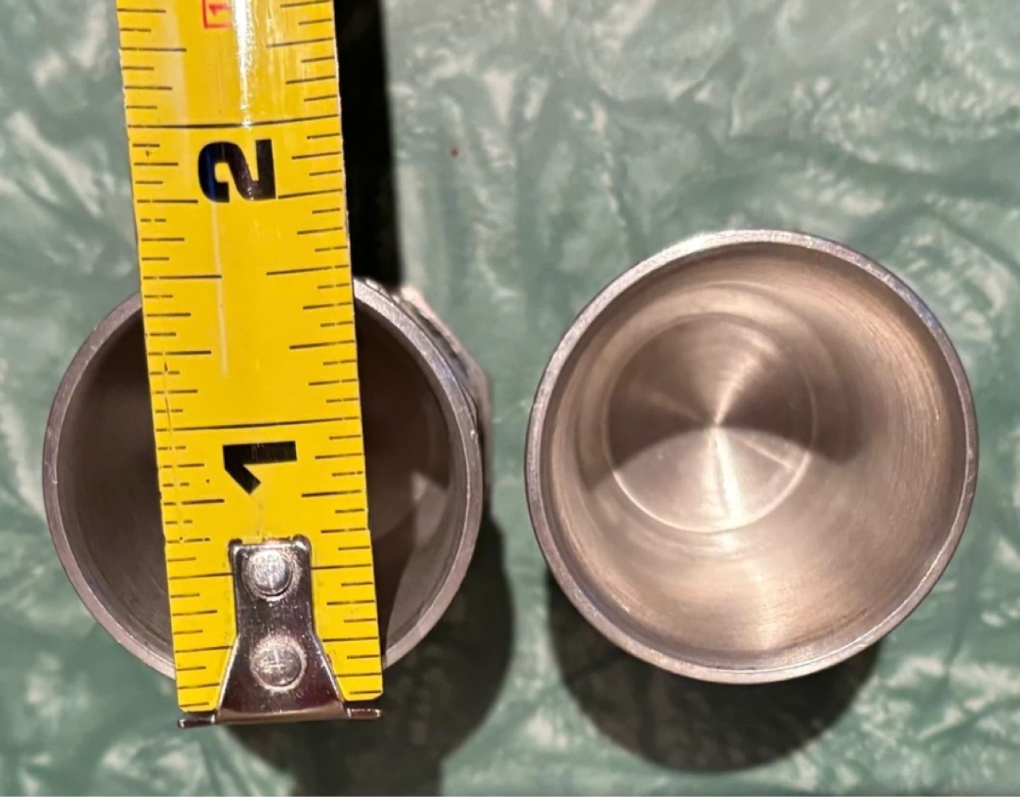 ⚽️Vintage Set of BMF Zinn 95% Pewter Shot Glasses Germany - photo 3