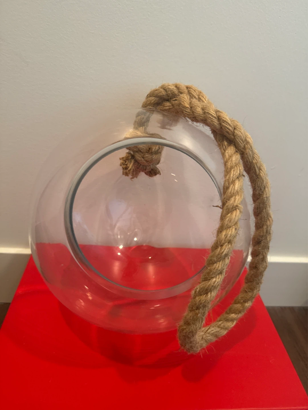 Hanging Glass Terrarium with Rope ⚽️ - photo 3