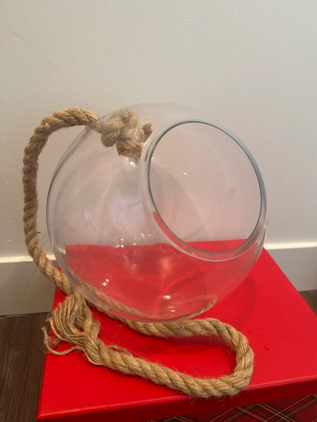 Hanging Glass Terrarium with Rope ⚽️ - photo 2