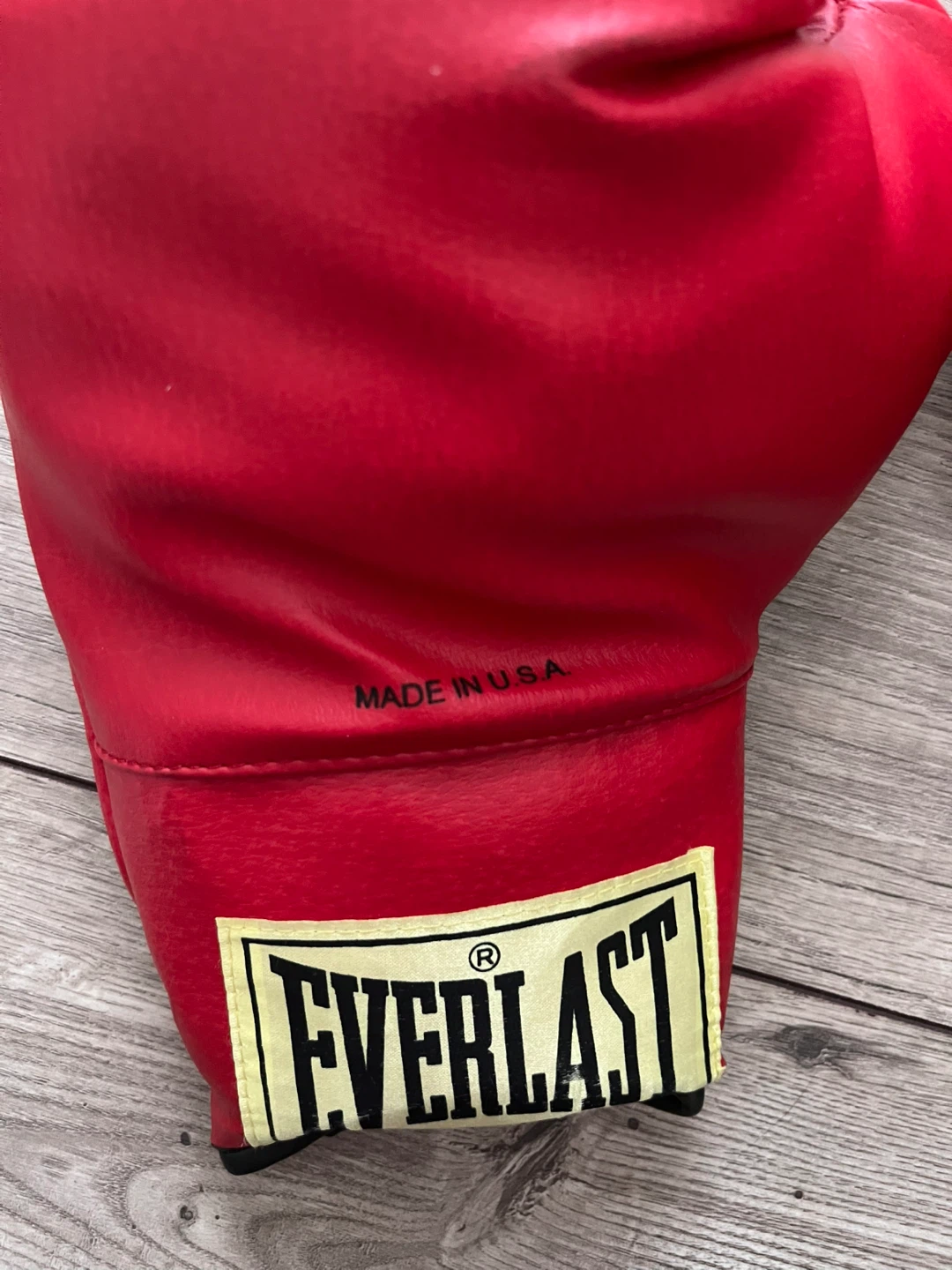 Everlast Red Boxing Gloves size 16 - photo 2