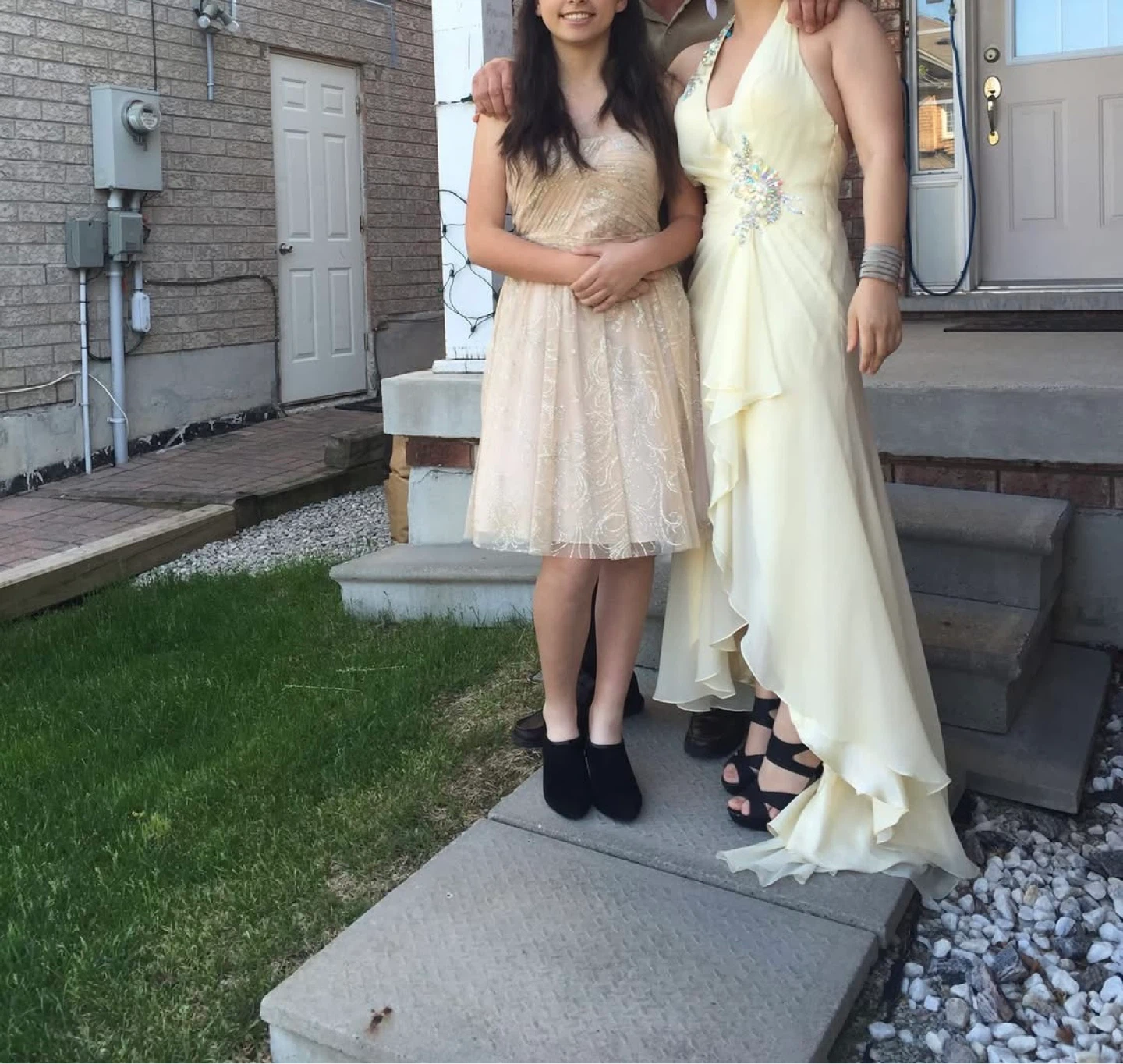Cream Halter Neck Formal Gown ⚽️ - photo 5