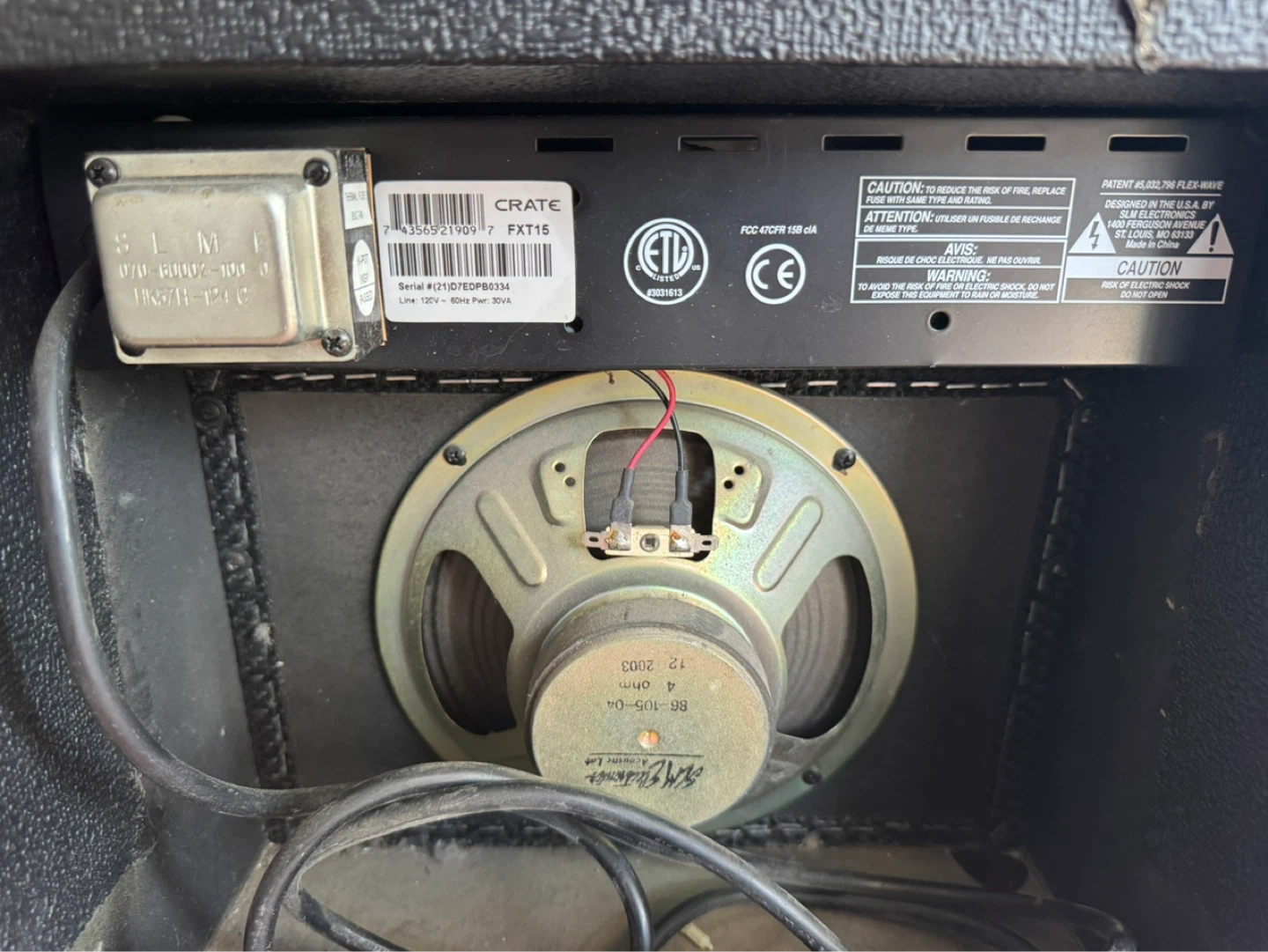 Crate FXT15 Guitar Amp - photo 2