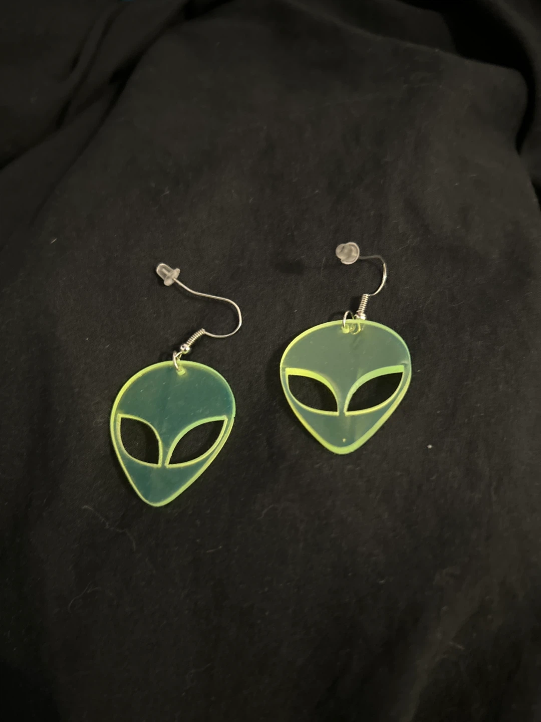 Alien Head Earrings
