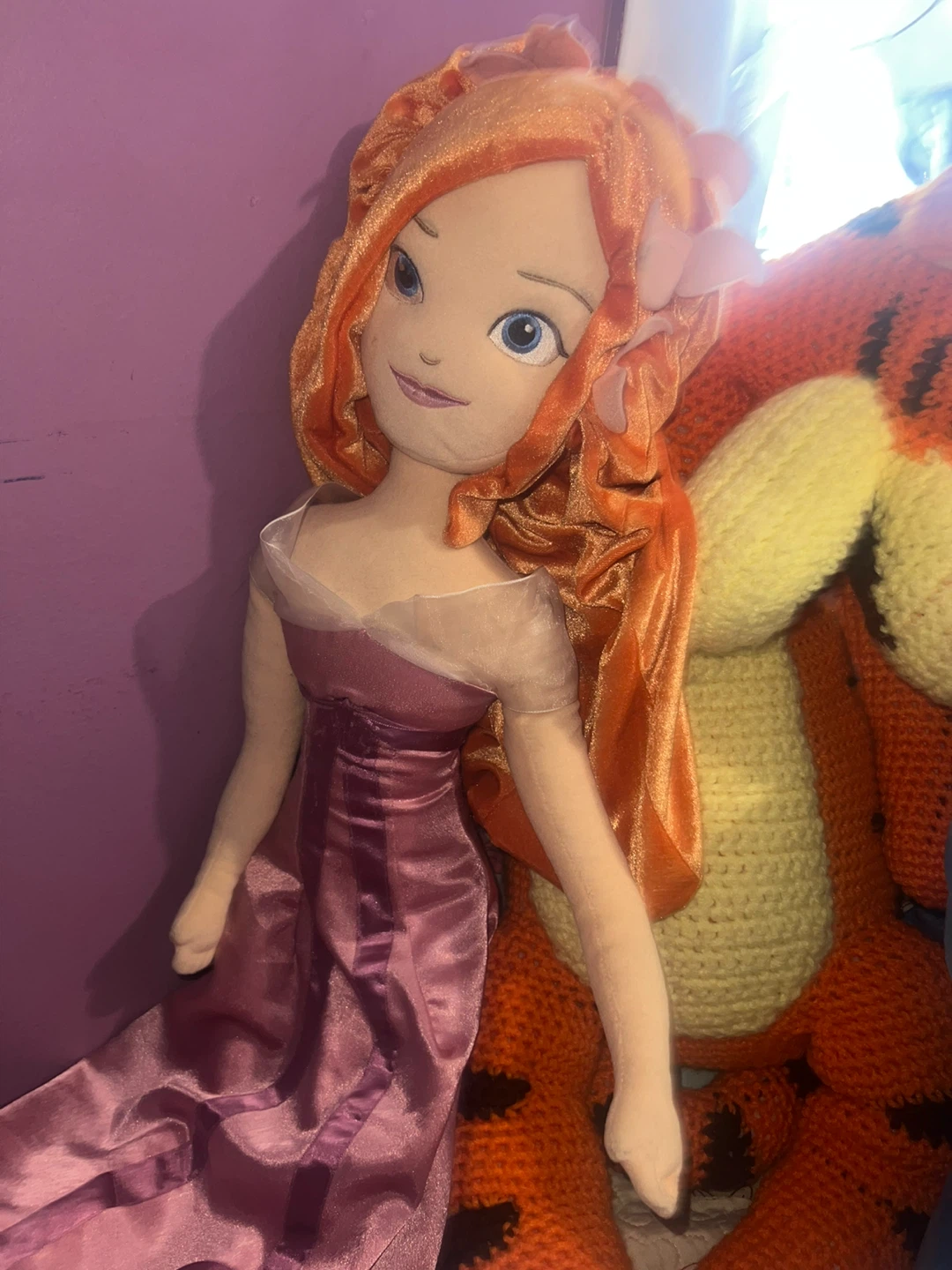 Princess Doll with Pink Gown giselle ⚽