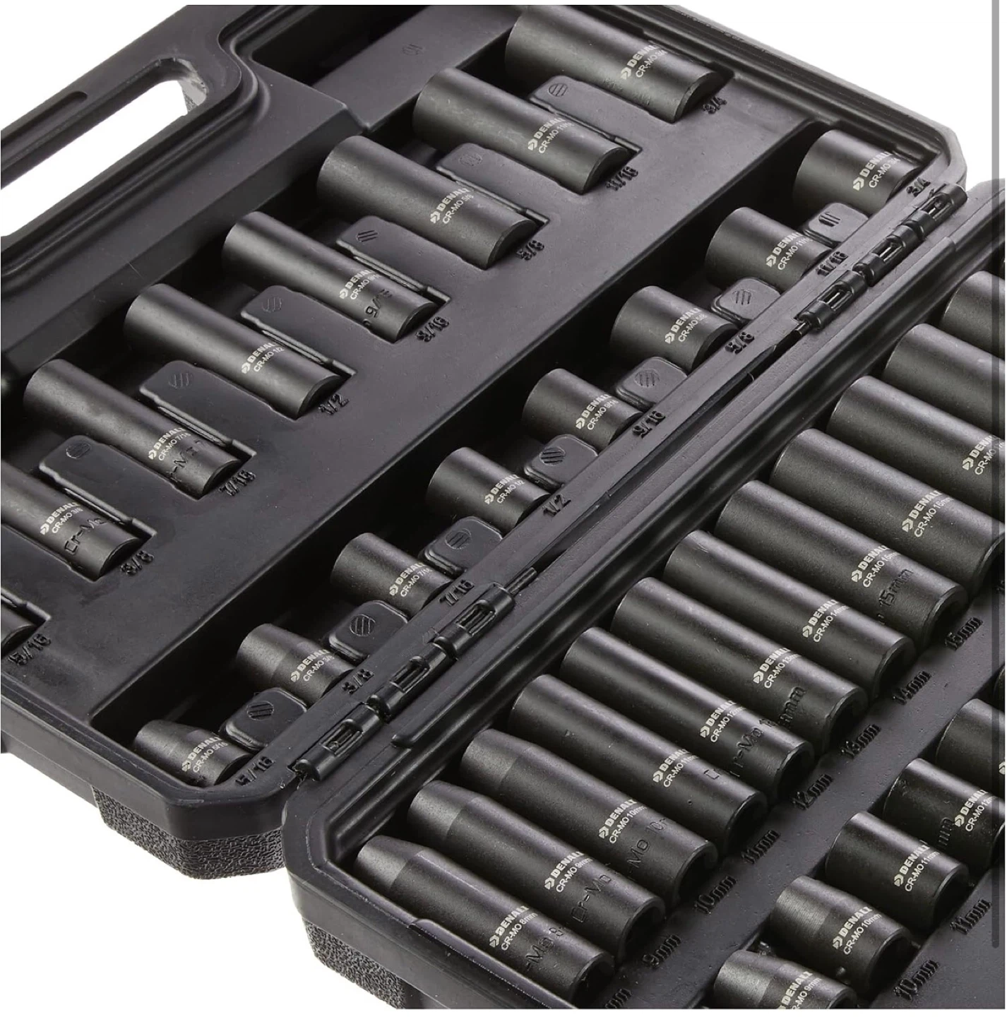44-Piece 3/8-Inch Drive 6 Point Shallow & Deep Impact Socket Set - photo 5
