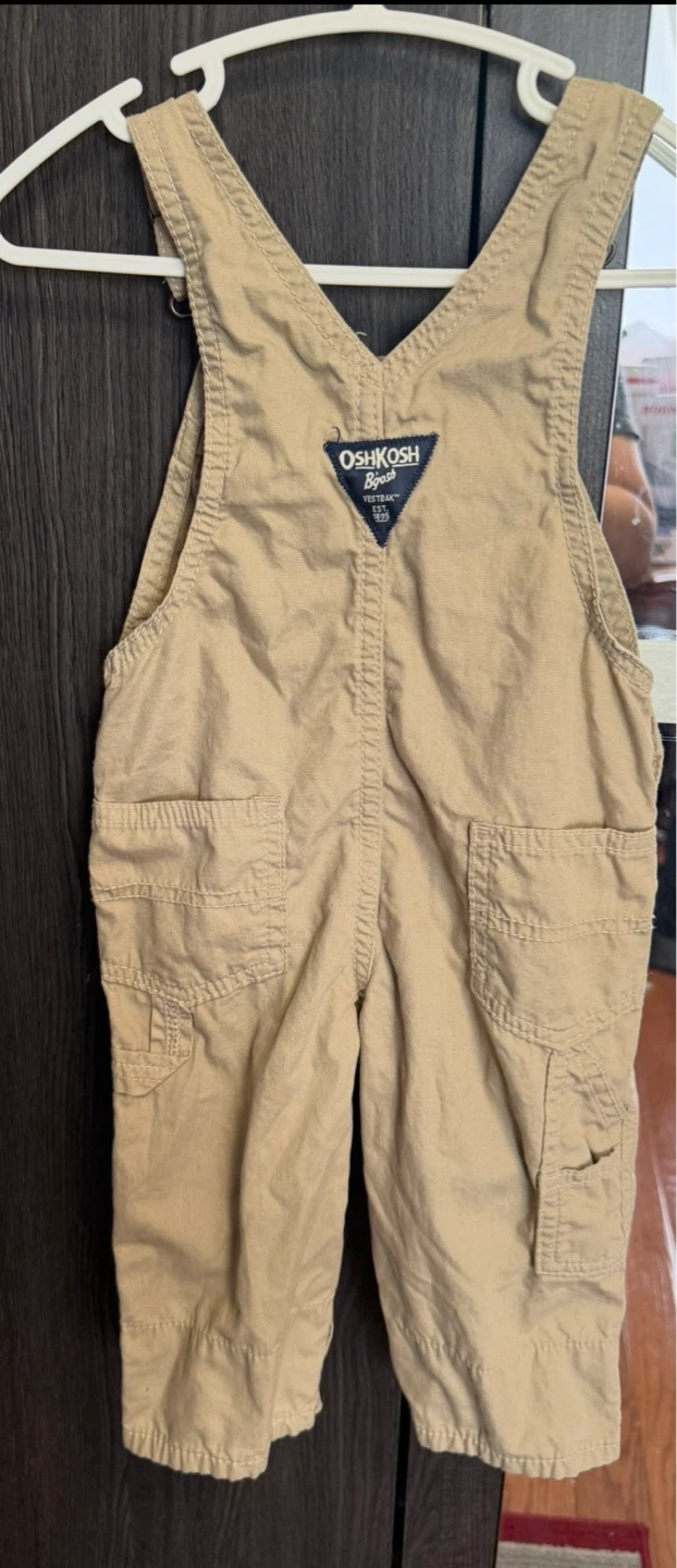 OshKosh B'gosh Tan Overalls - Toddler Size - photo 2