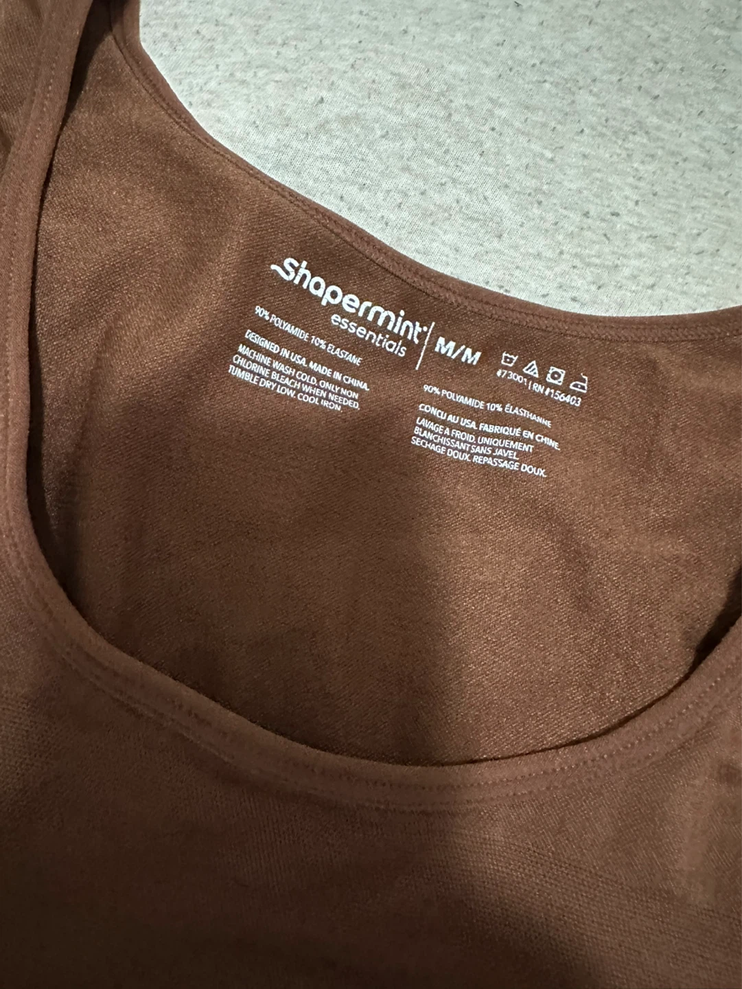 Shapermint Essentials Tank Top M/M Brown