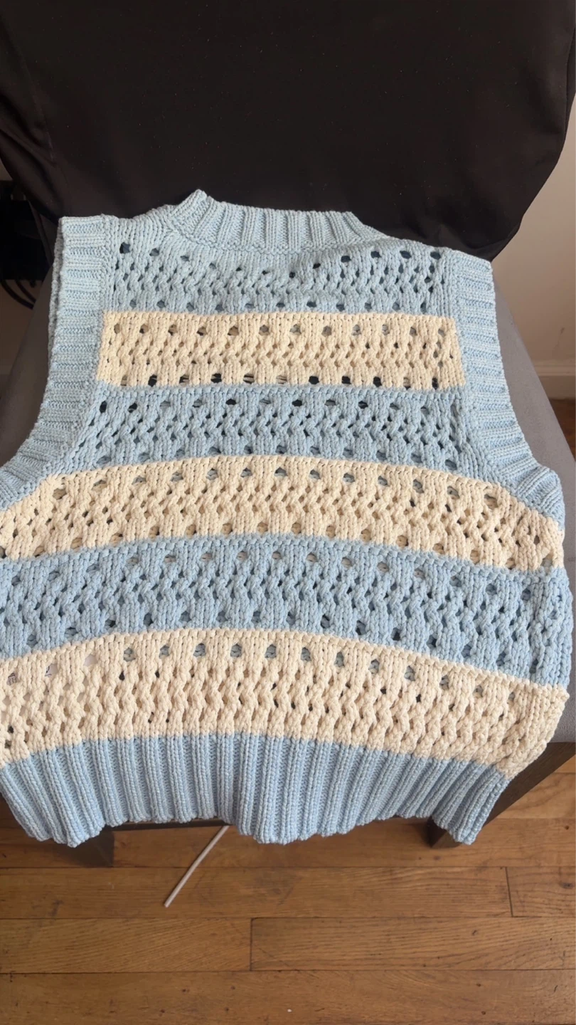 Ganni Striped Knit Vest - photo 2