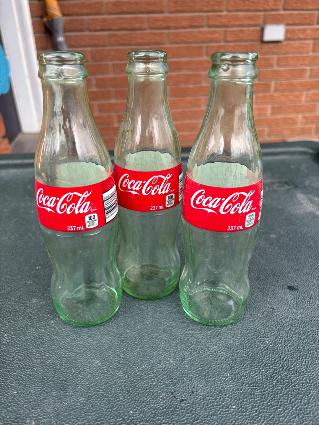 Coca-Cola Glass Bottles (Set of 3)