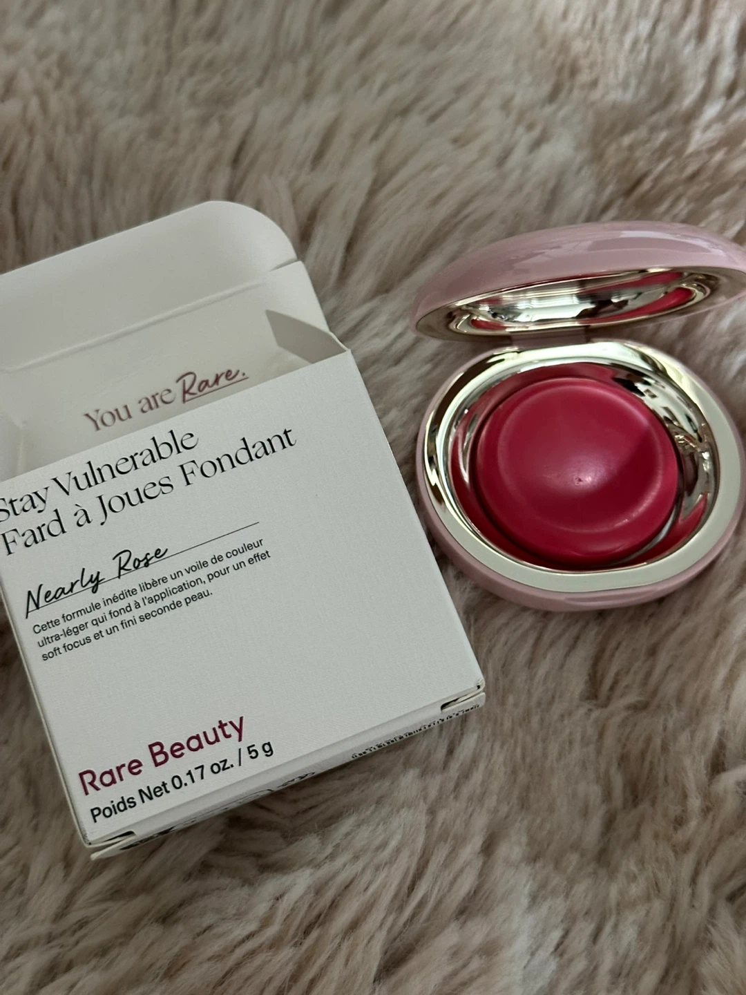 Rare Beauty Stay Vulnerable Nearly Rose ⚽️Blush 0.17 oz.