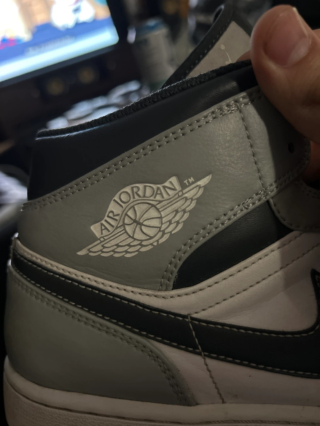 Air Jordan 1 Mid lace swapped ⚽ - photo 4