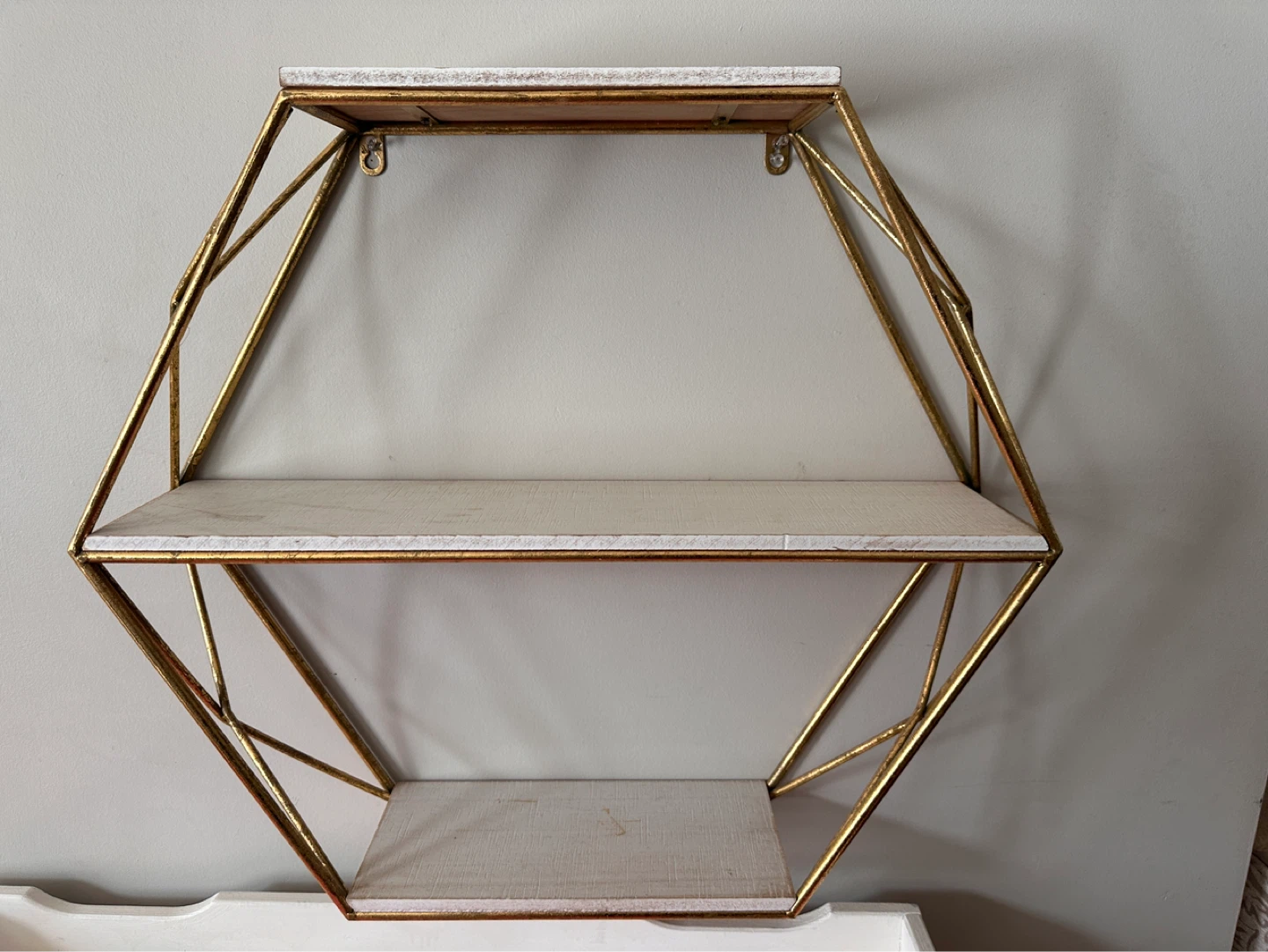 Hexagonal Wall Shelf