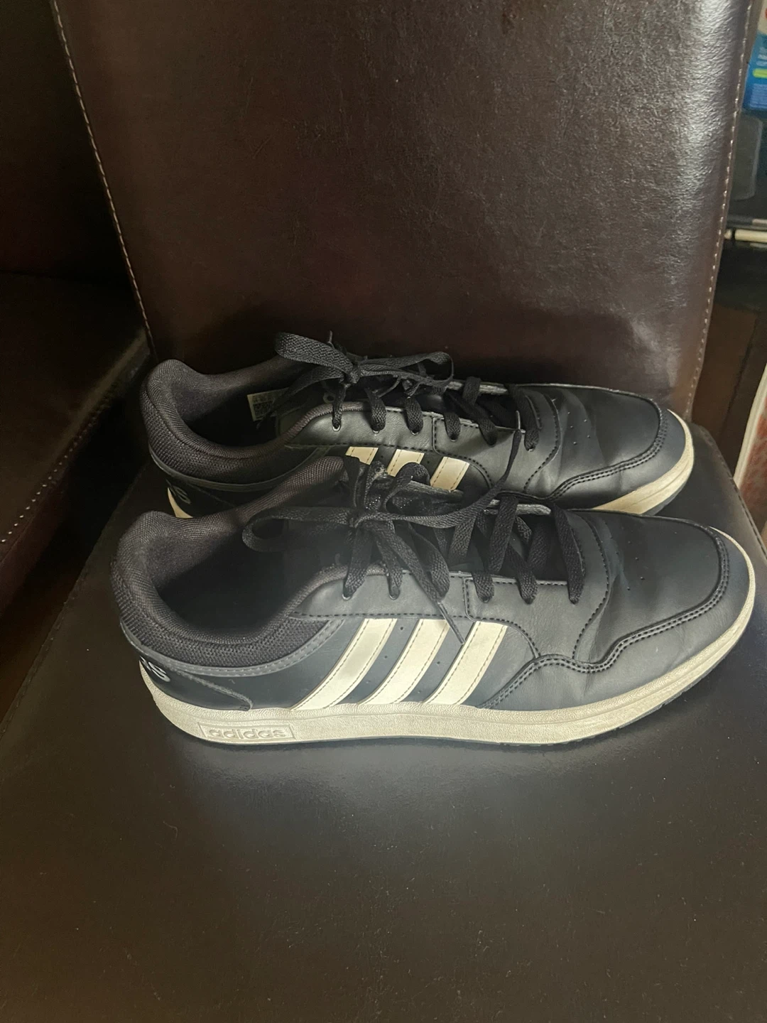 Adidas Men's Black & White Sneakers - photo 2