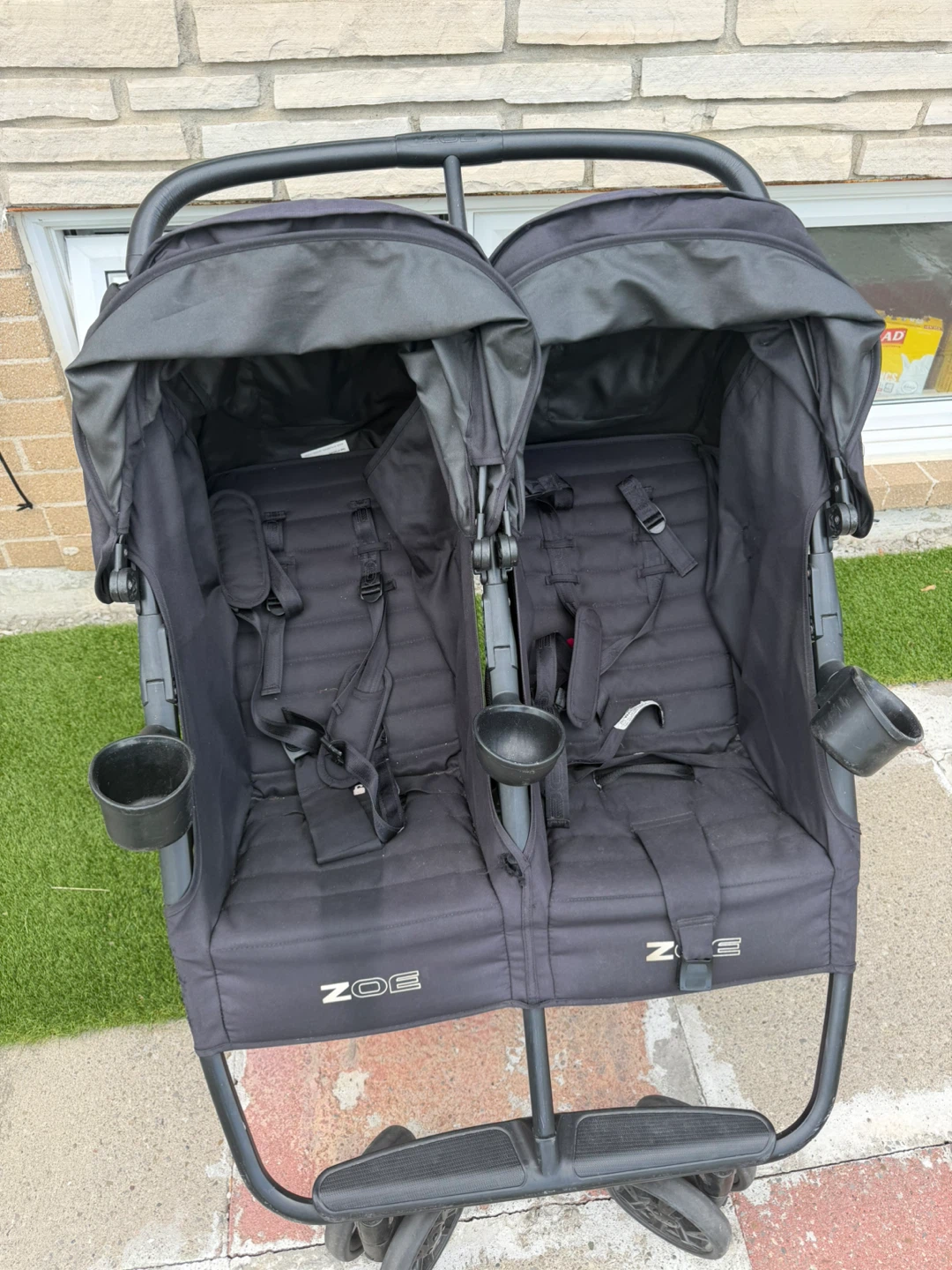 Zoe double stroller