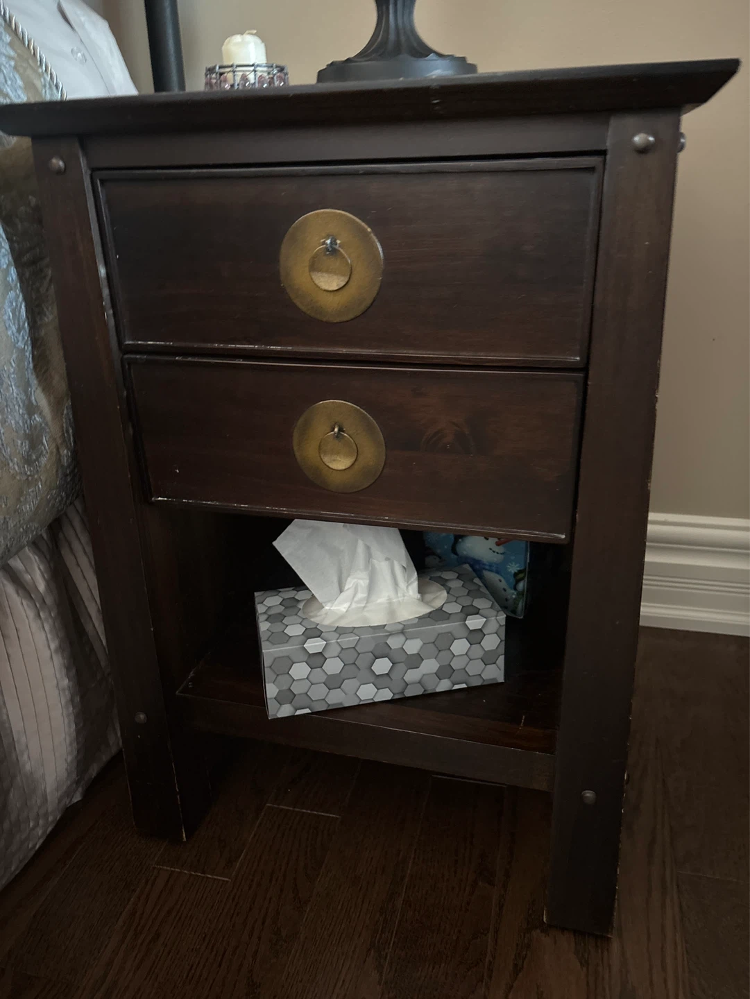 Dark Wood Armoire - photo 2