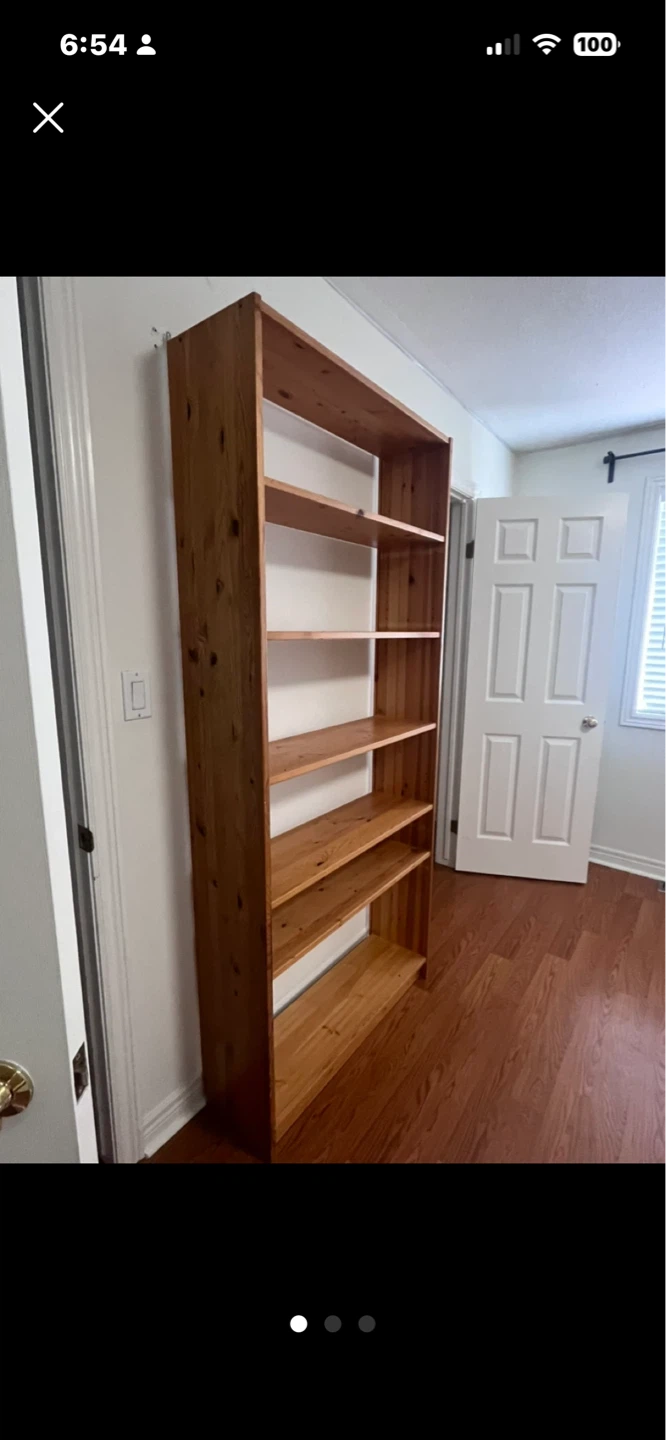 ⚽️Wooden Bookshelf - photo 3
