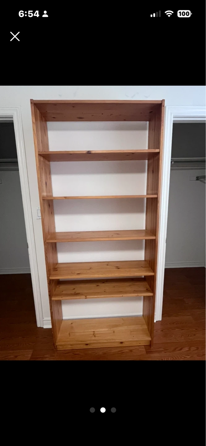 ⚽️Wooden Bookshelf - photo 2