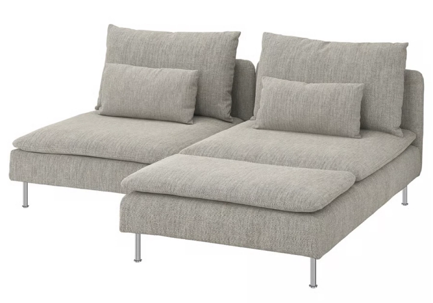 IKEA SÖDERHAMN Loveseat with Chaise - photo 2
