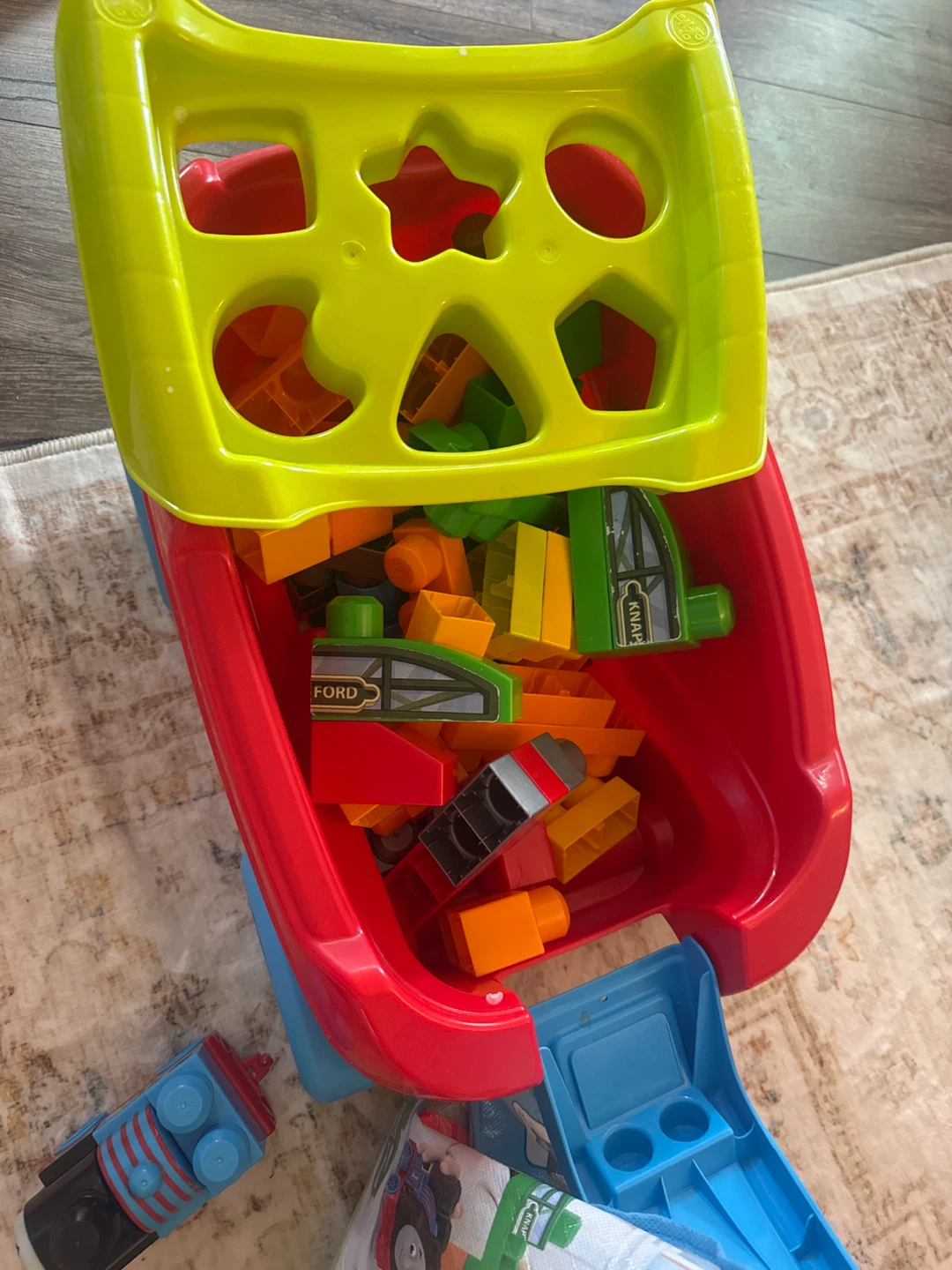 Mega Bloks Thomas & Friends Push Train with Blocks and Wagon⚽️ - photo 2