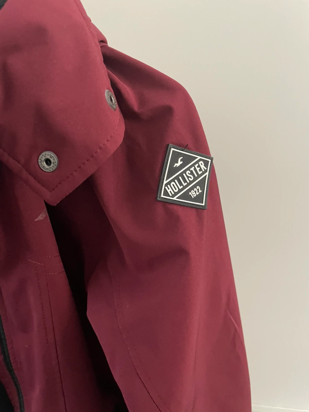 Hollister All-Weather Jacket XS Burgundy - photo 3