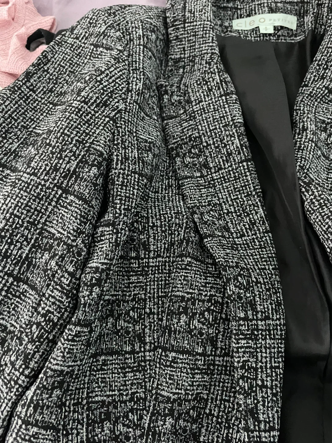 Cleo Petites Black and White  Blazer - photo 3