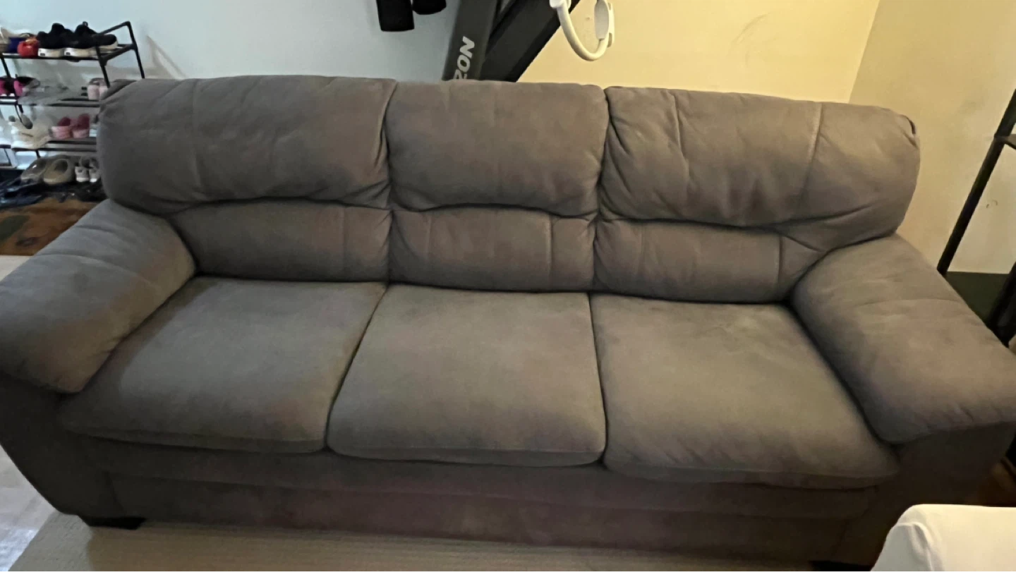 Grey 3-Seater Sofa