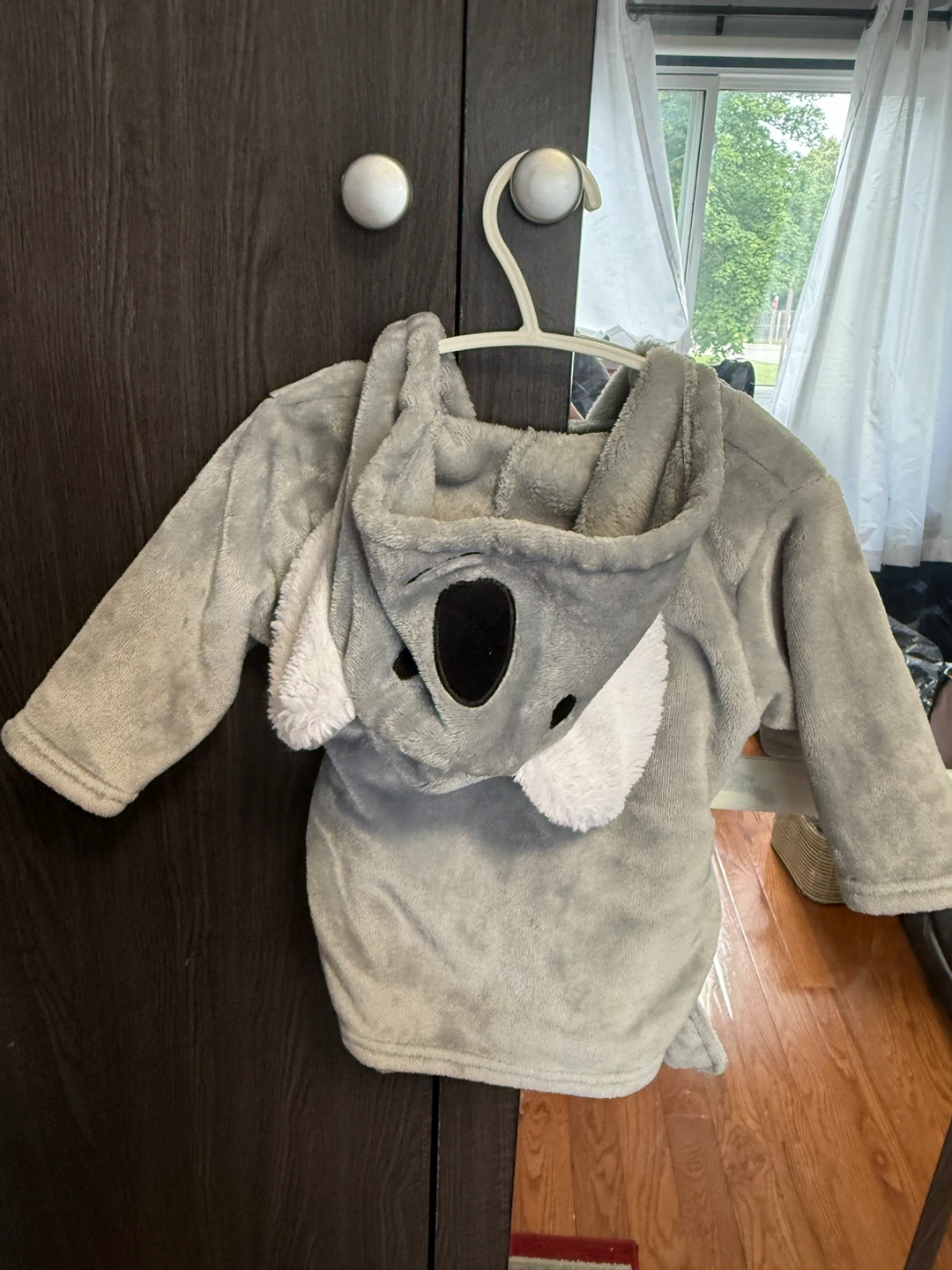 Grey Koala Hooded Robe for Kids - photo 2